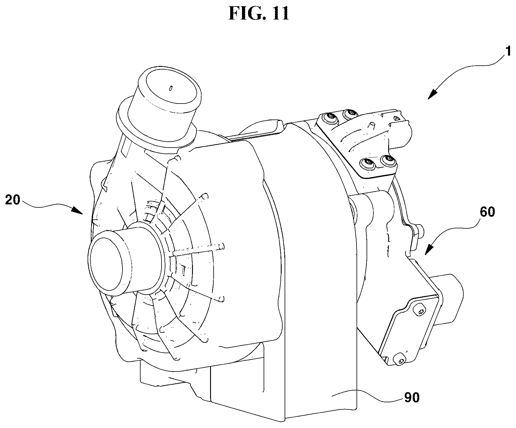 Patent US12305648 Figure 12 – Electric water pump