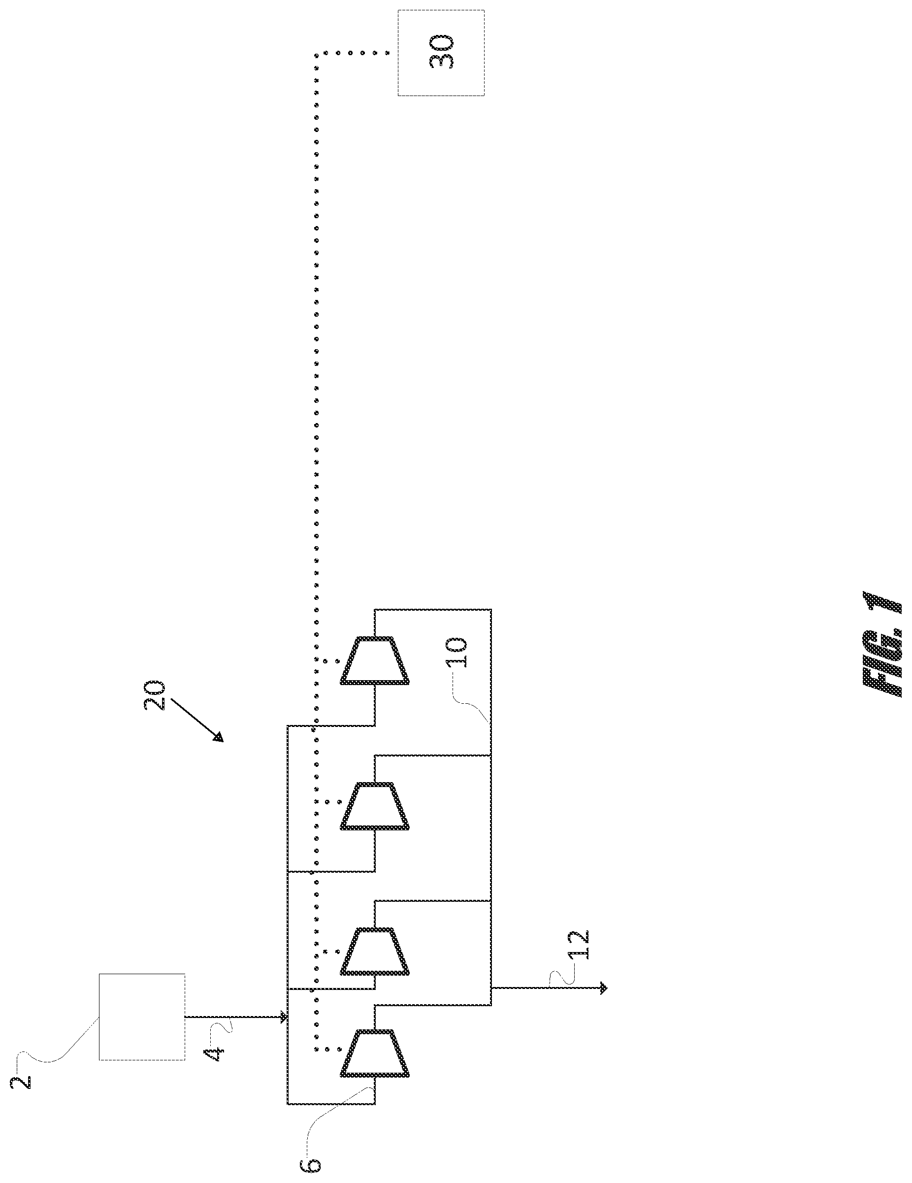 Patent US12305651 Figure 1 – Process and apparatus for operating a compression system