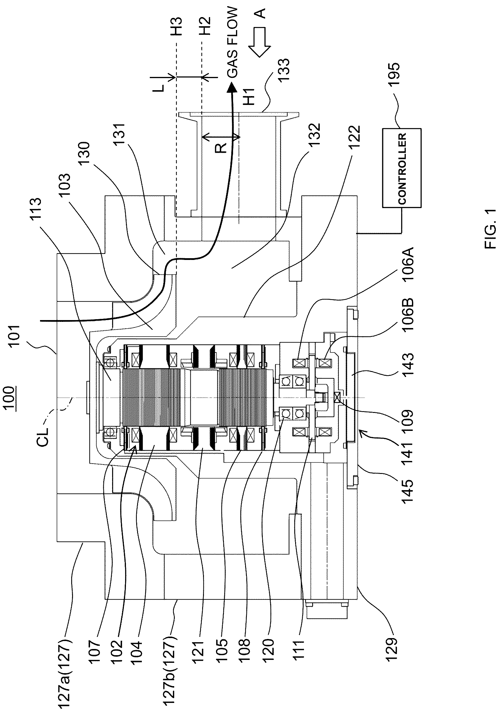Patent US12305652 Figure 1 – Vacuum pump