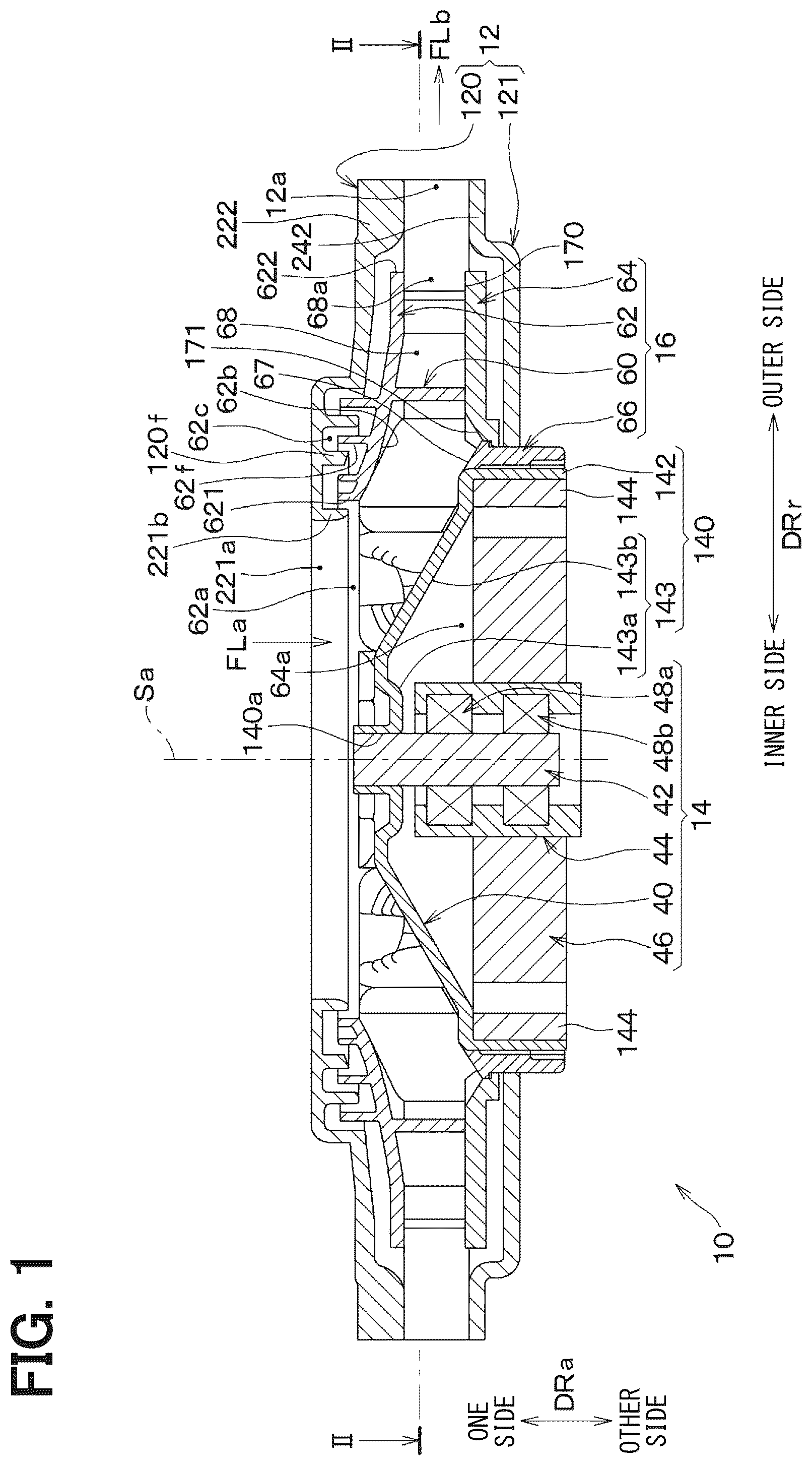 Patent US12305663 Figure 1 – Centrifugal blower