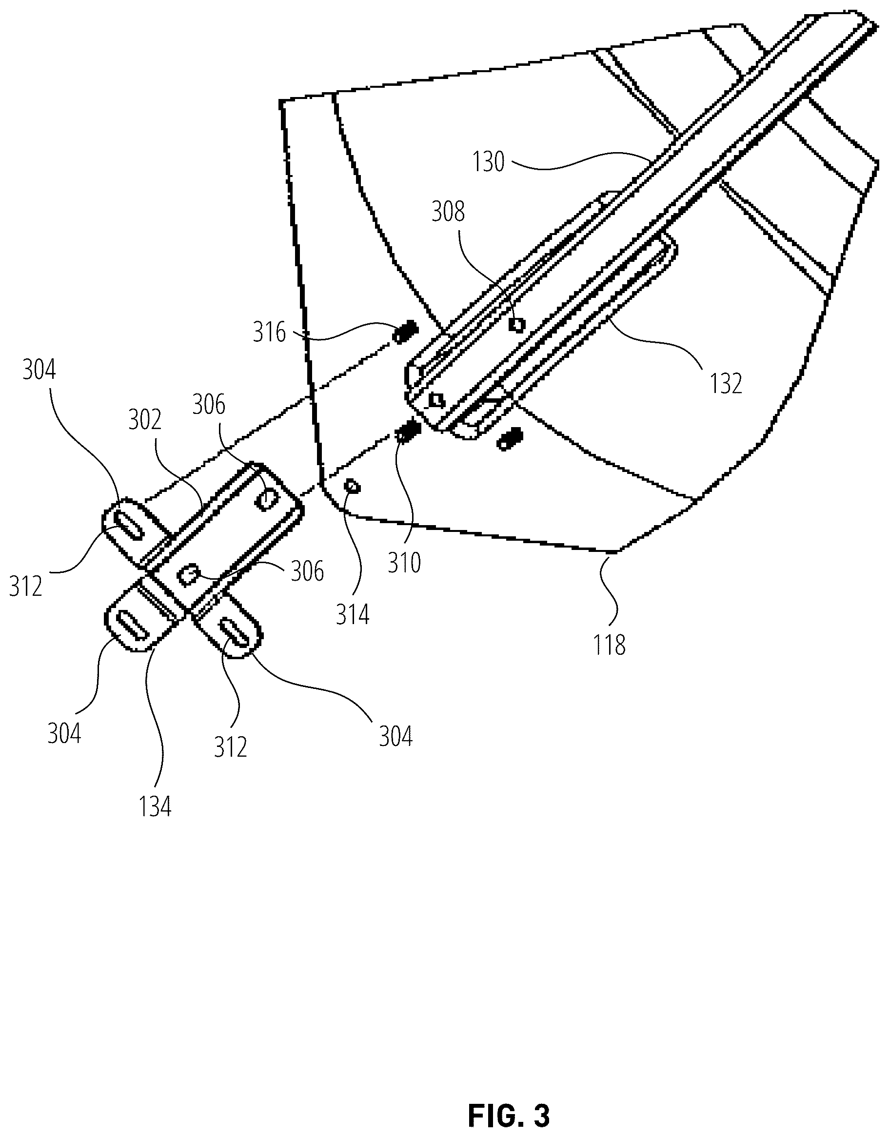 Patent US12305664 Figure 3 – Fan mounting system