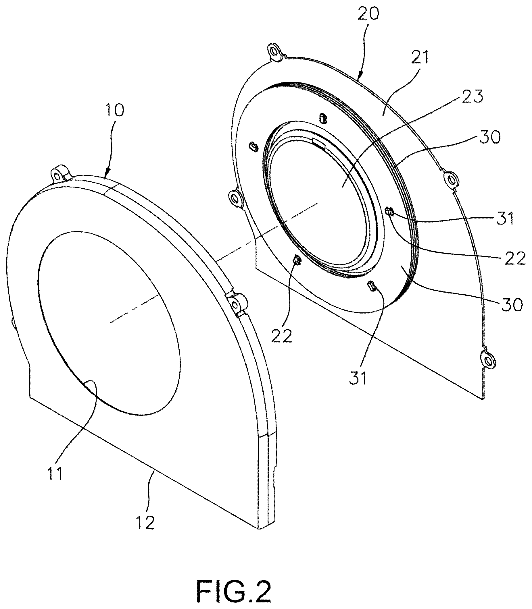 Patent US12305665 Figure 3 – Viscous flow blower