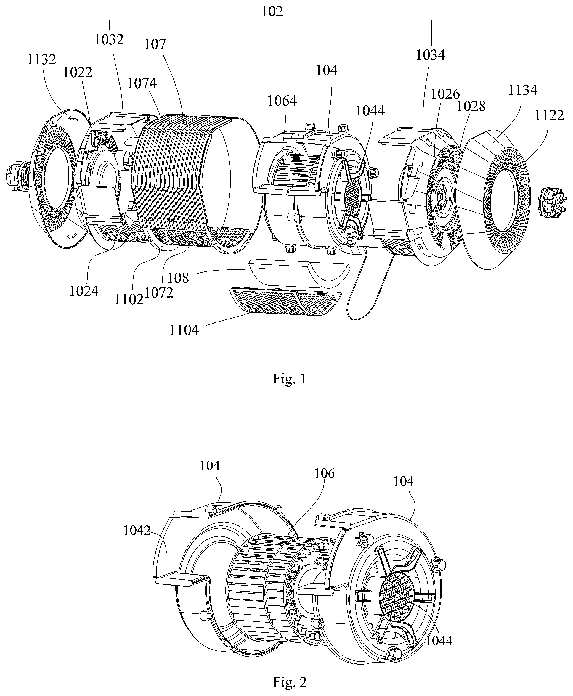 Patent US12305666 Figure 1 – Head mechanism and fan apparatus