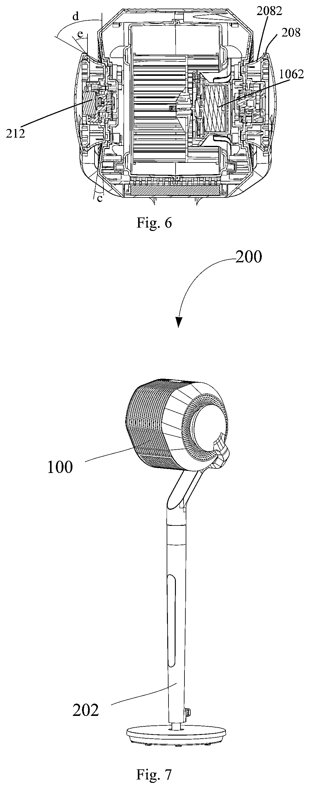 Patent US12305666 Figure 3 – Head mechanism and fan apparatus