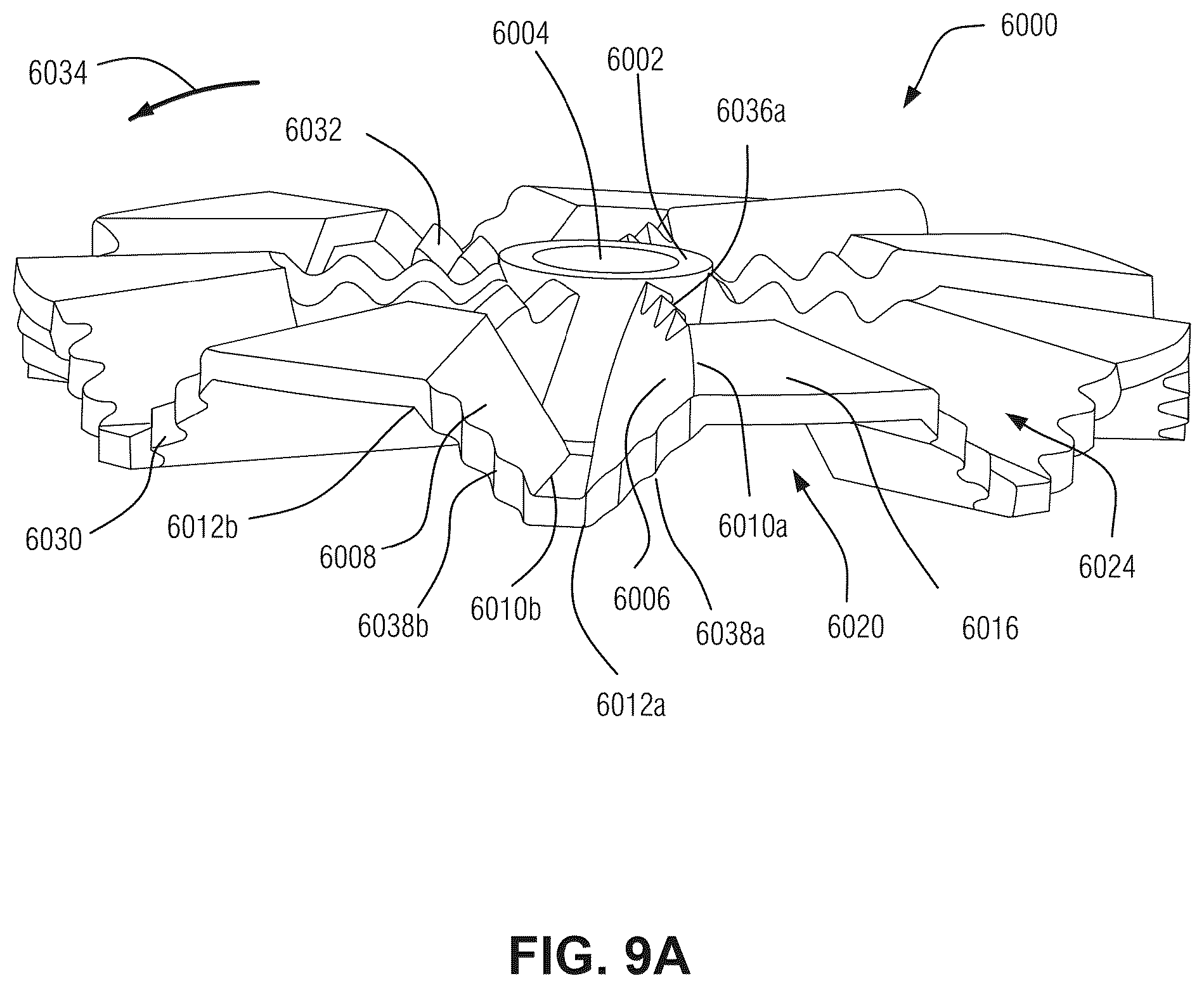 Patent US12305667 Figure 18 – Impeller with inclined and reverse inclined blades
