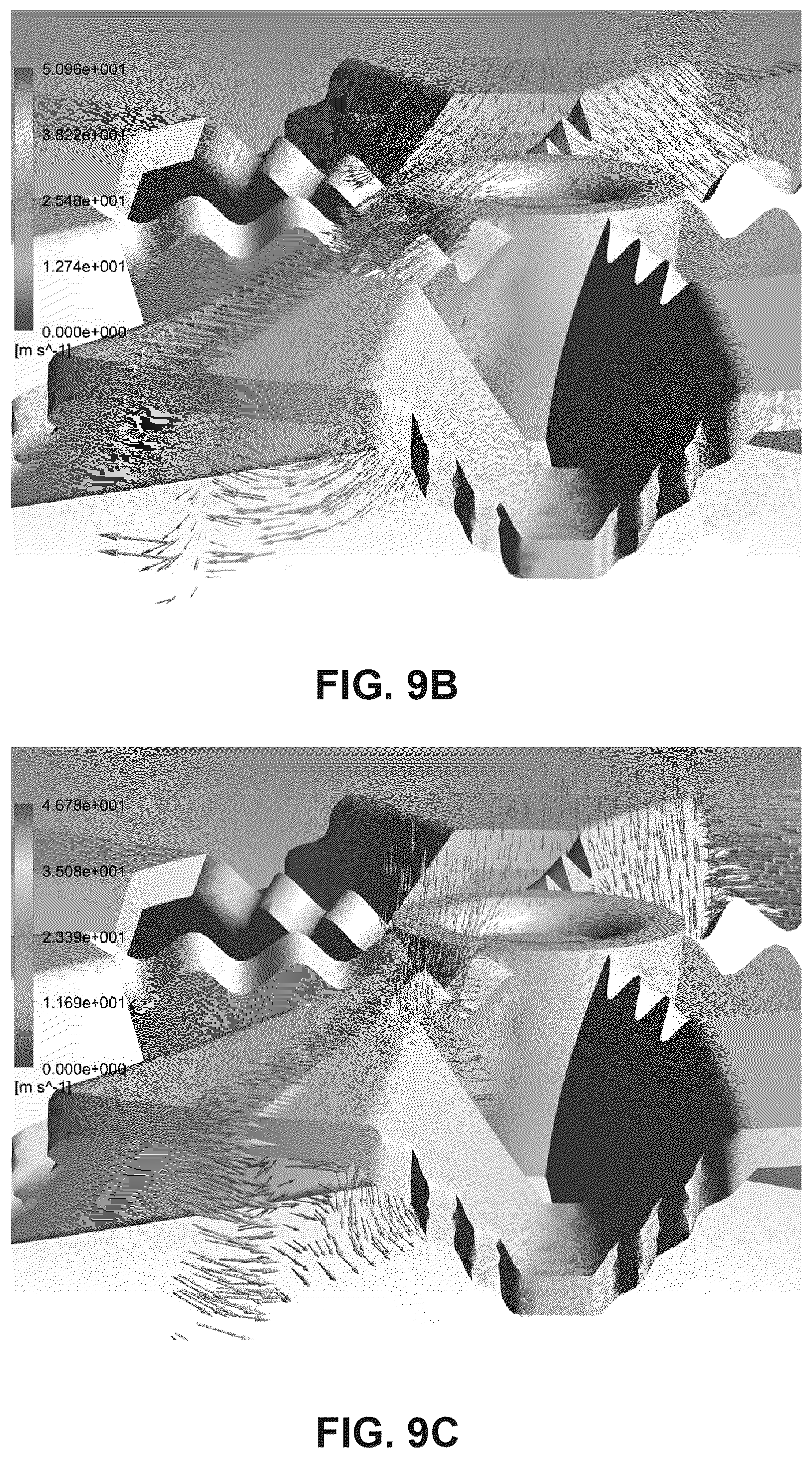 Patent US12305667 Figure 19 – Impeller with inclined and reverse inclined blades