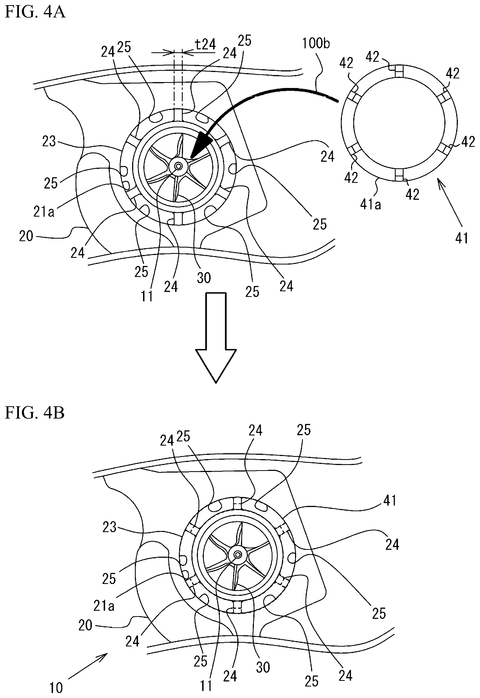 Patent US12305668 Figure 4 – Centrifugal compressor