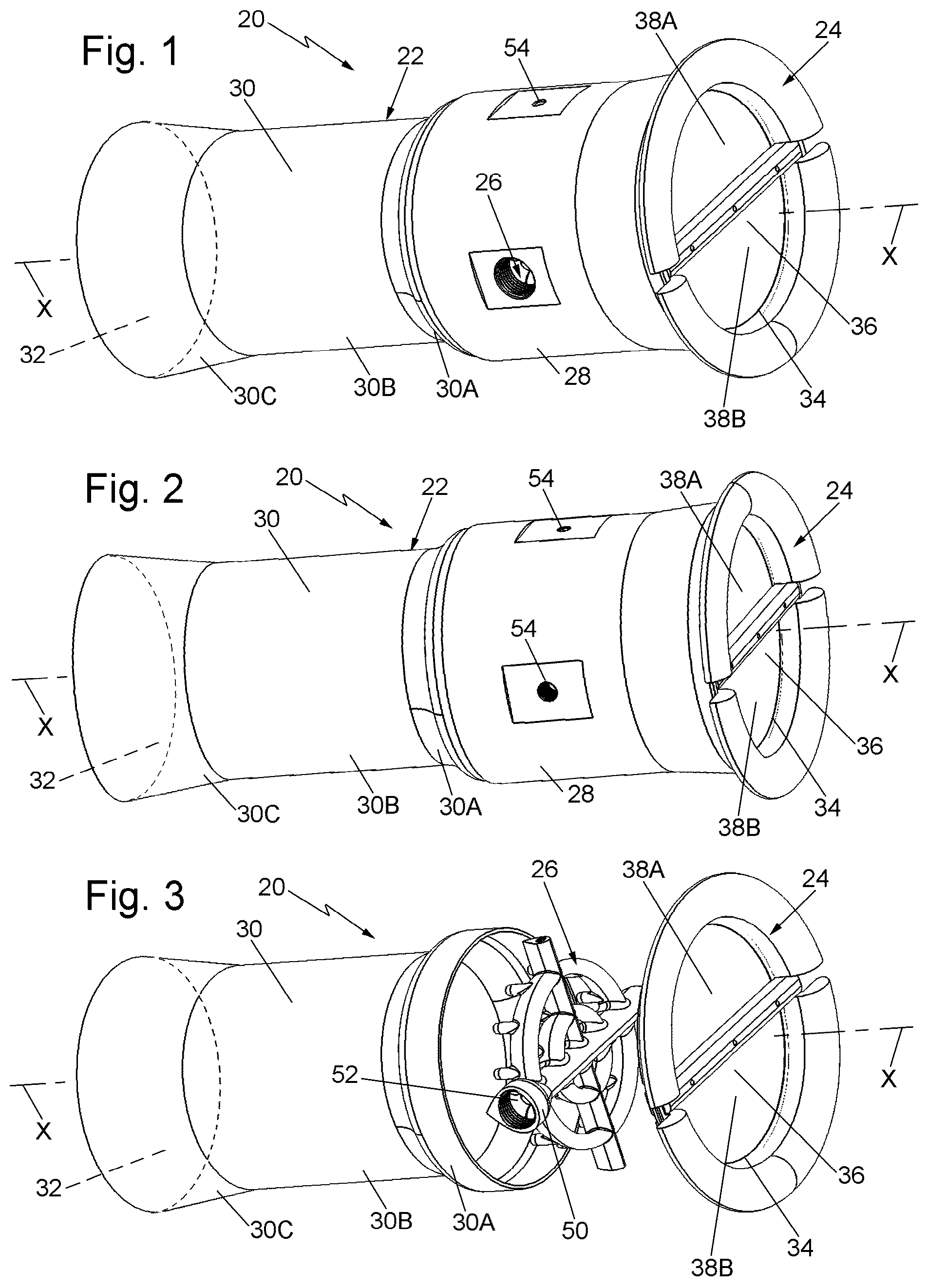 Patent US12305669 Figure 1 – High efficiency aspirator for inflatable emergency slides