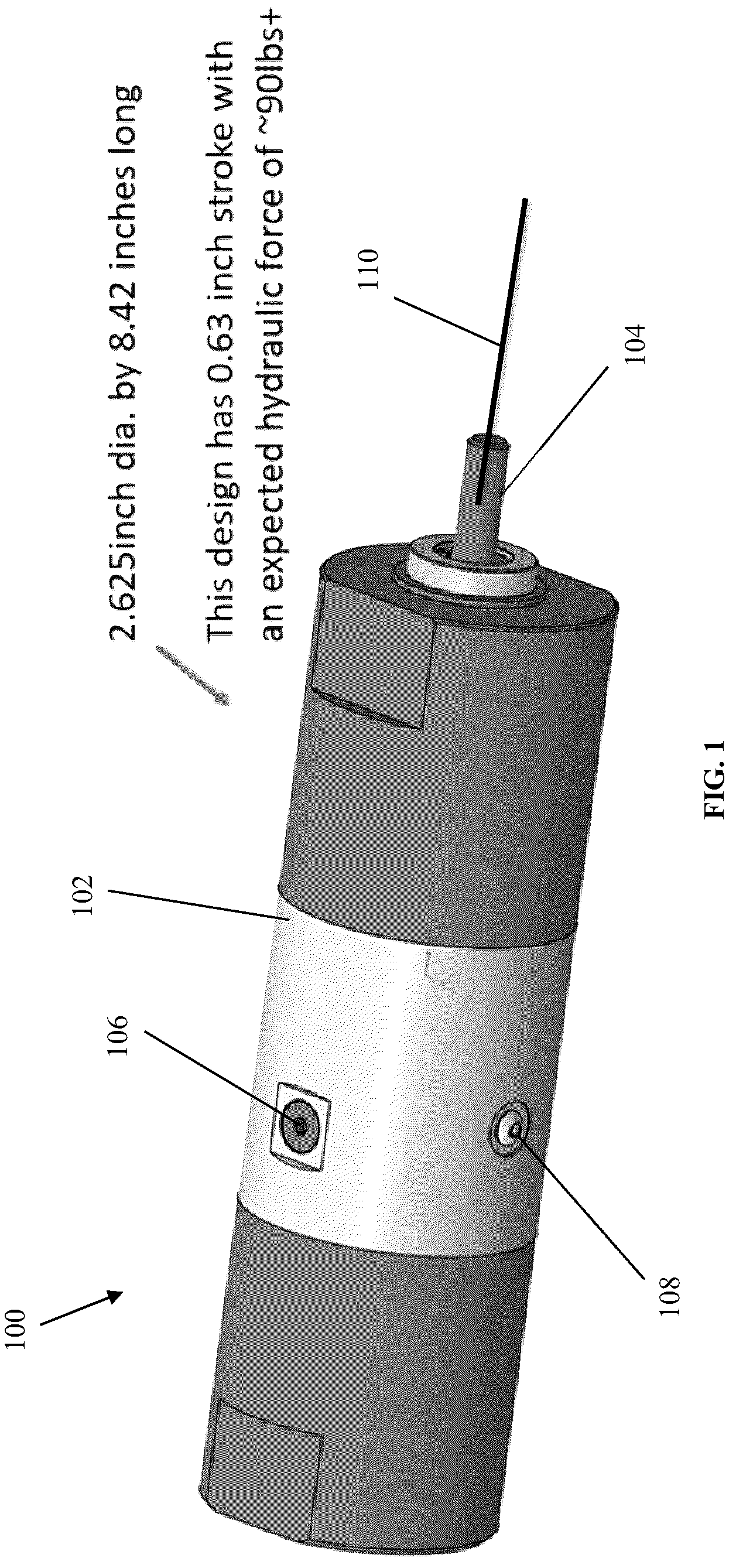 Patent US12305671 — Electro-hydrostatic actuator — Figure 1