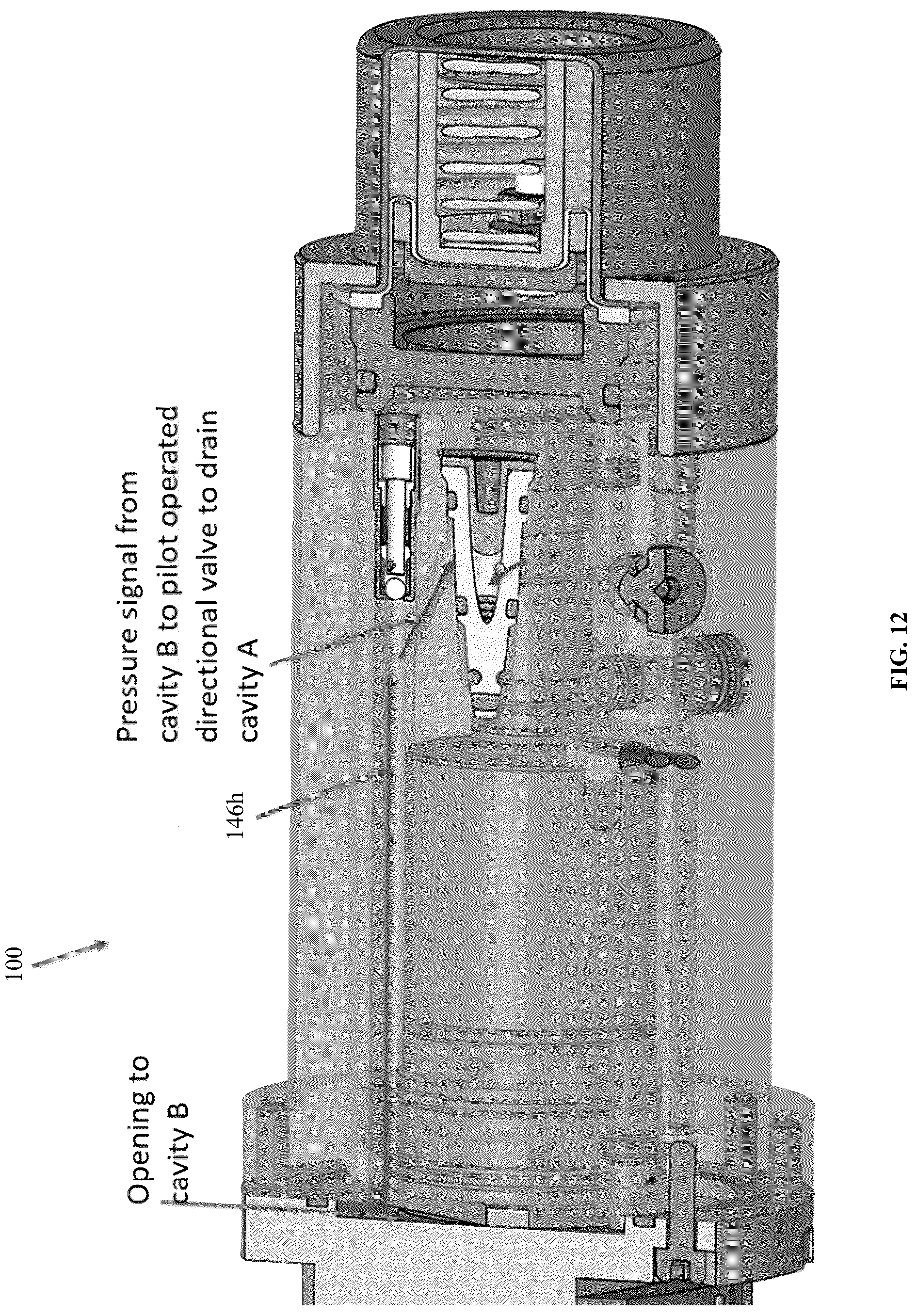 Patent US12305671 Figure 12 – Electro-hydrostatic actuator