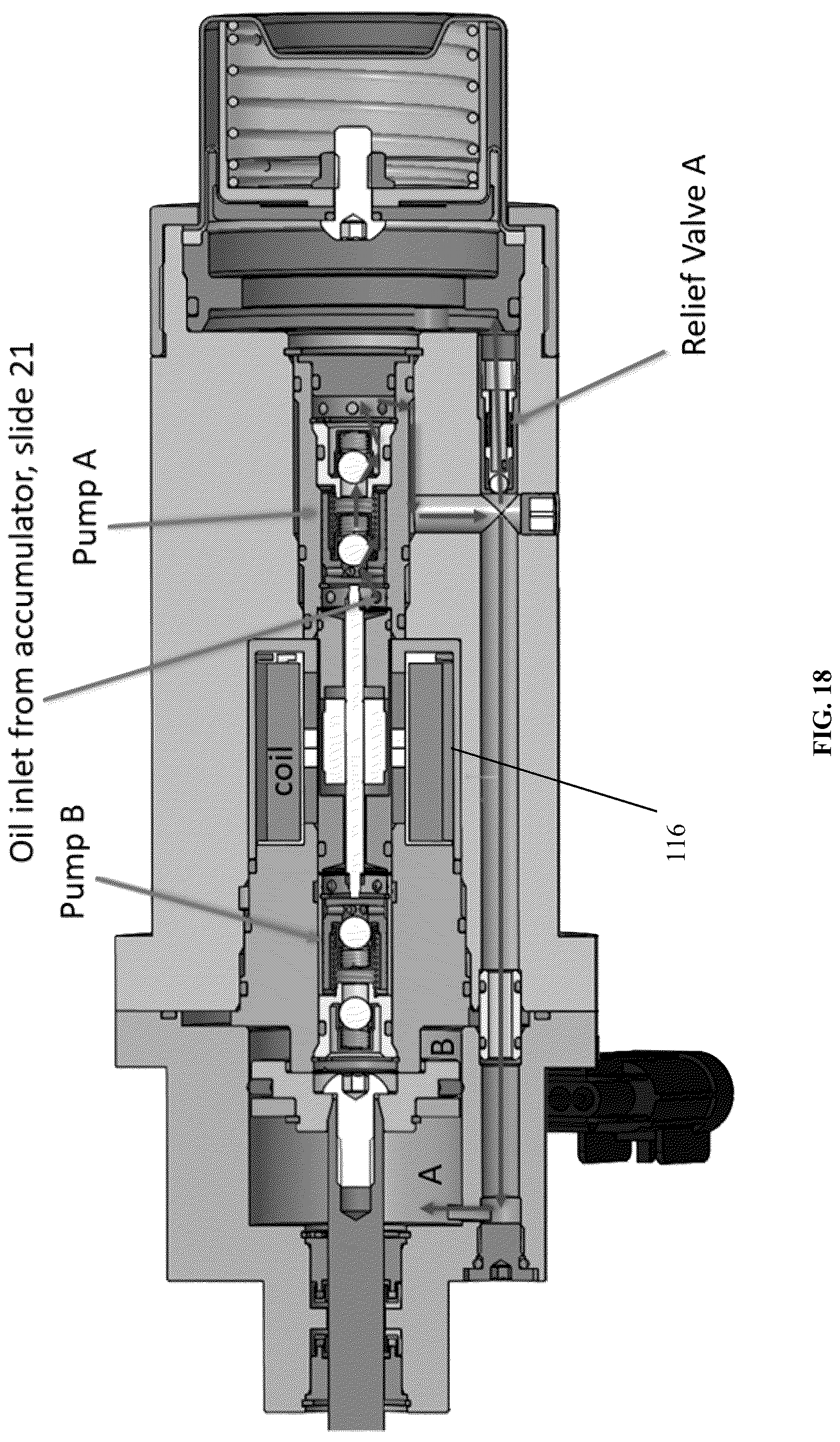 Patent US12305671 Figure 18 – Electro-hydrostatic actuator