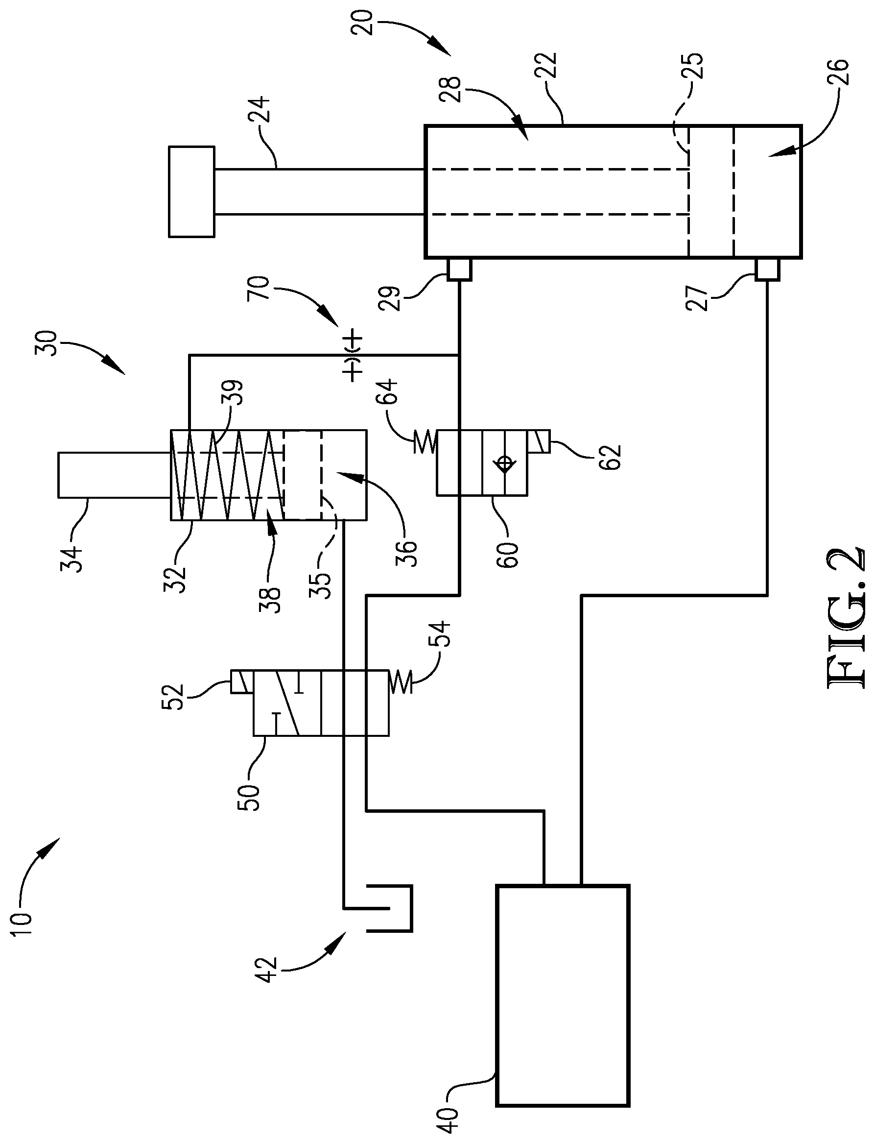 Patent US12305675 Figure 2 – Hydraulic power amplification