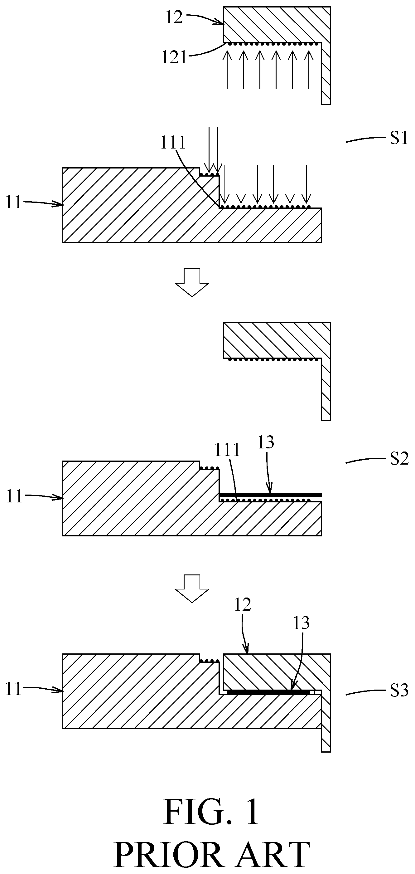 Patent US12305677 — Method for combining heterogeneous metal parts — Figure 1