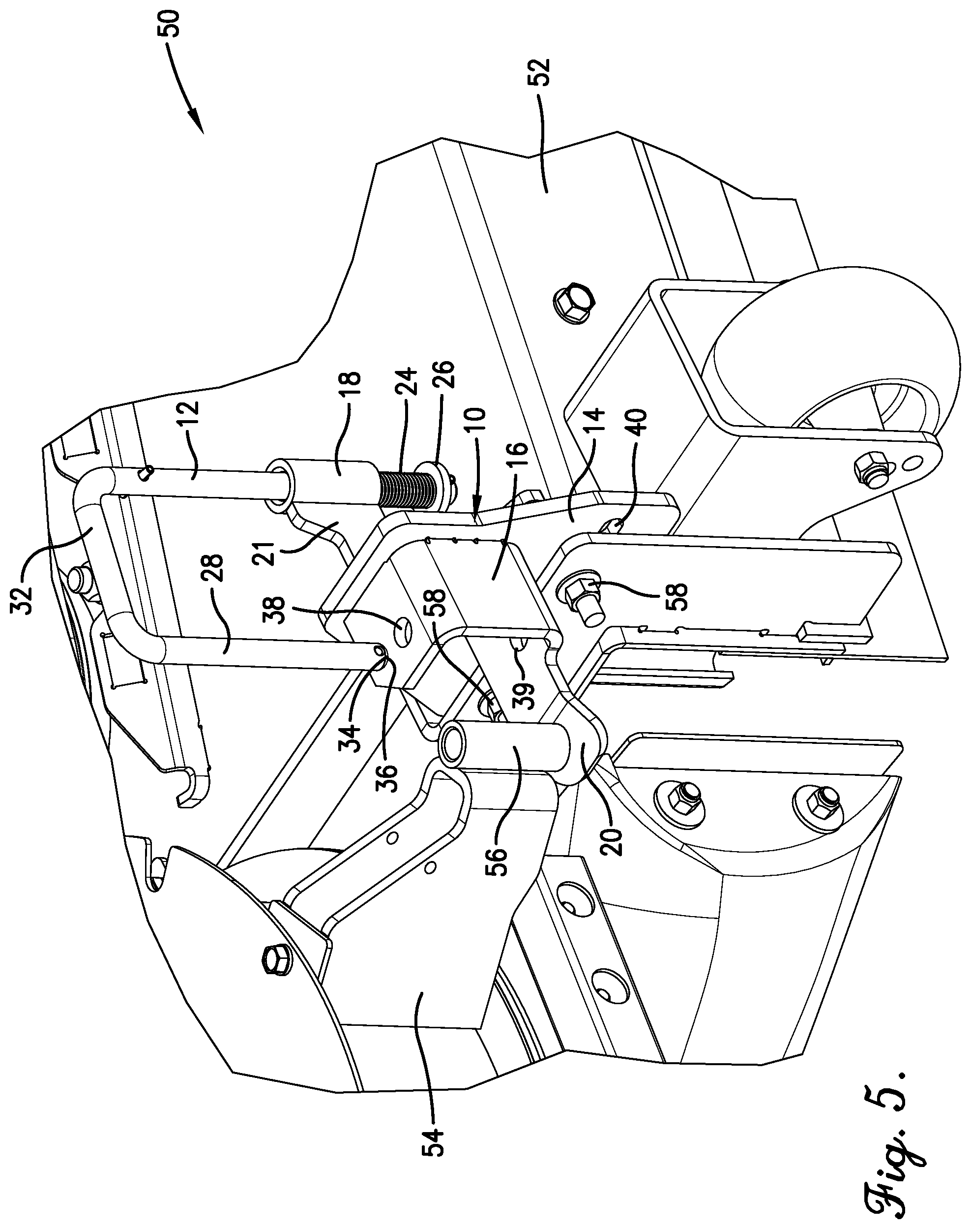 Patent US12305680 Figure 5 – Locking bracket and methods of using the same