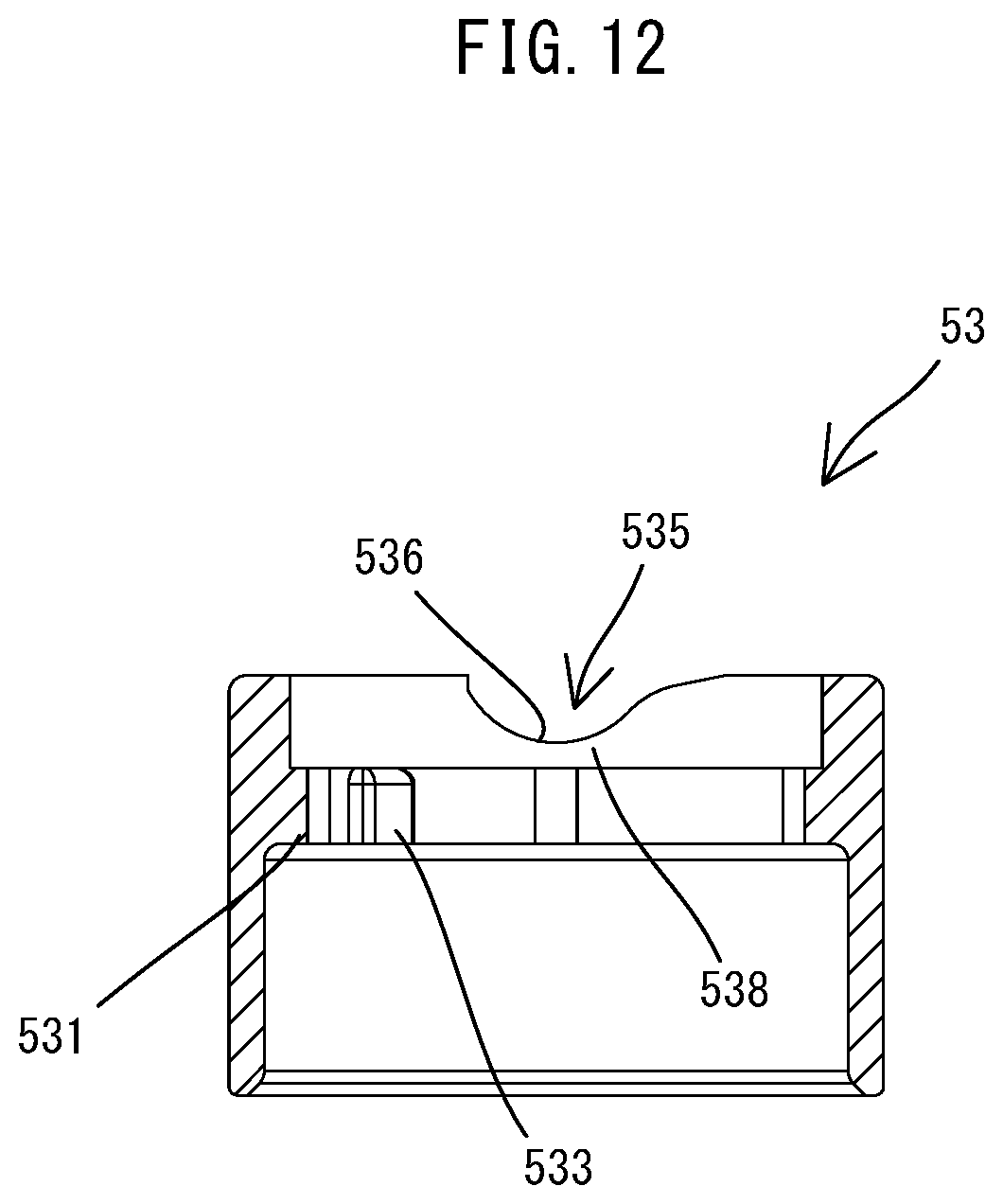 Patent US12305683 Figure 12 – Connecting structure between power tool and attachment