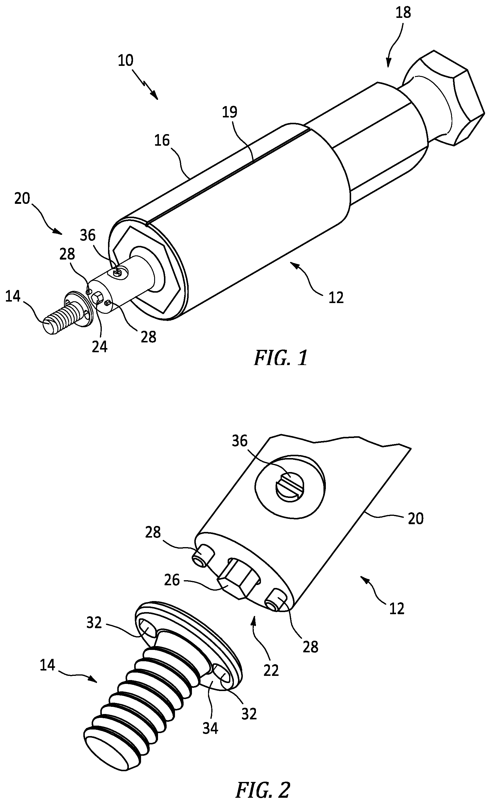 Patent US12305684 Figure 1 – Sequential torque application retention system