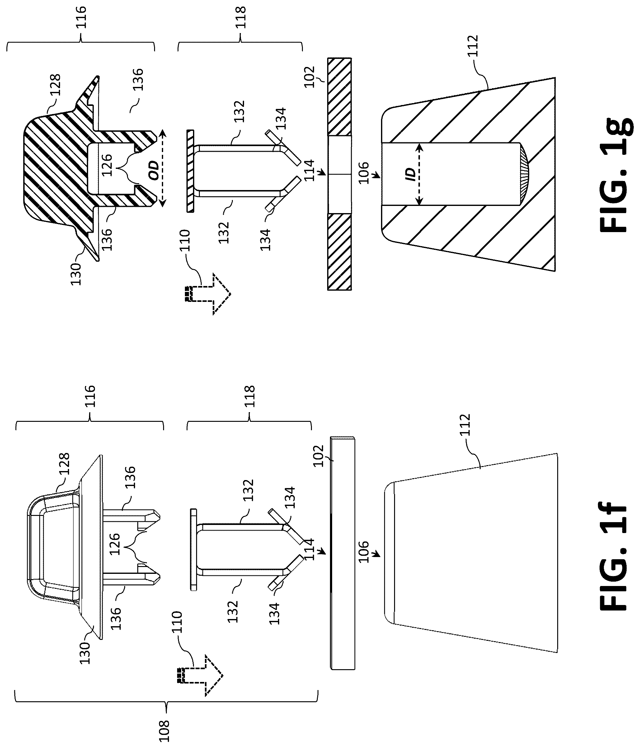 Patent US12305689 Figure 4 – Isolating blind hole fastener