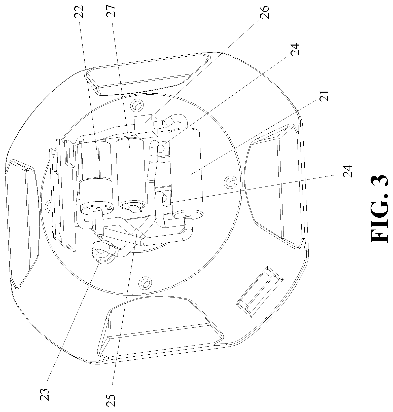 Patent US12305691 Figure 3 – Suction cup air control system and photography device