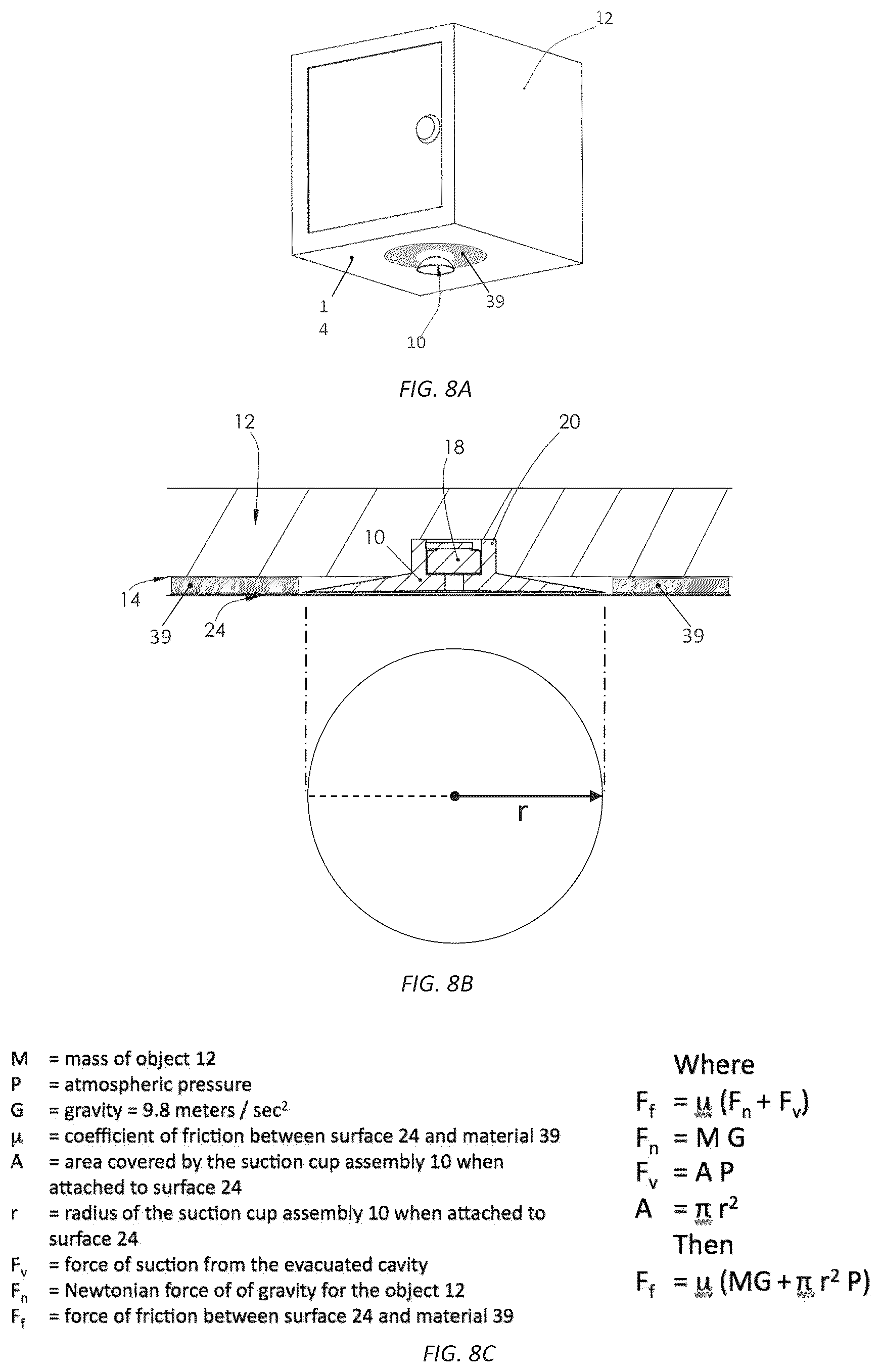 Patent US12305692 Figure 5 – Electronically-releasable suction cup assembly secured to an appliance
