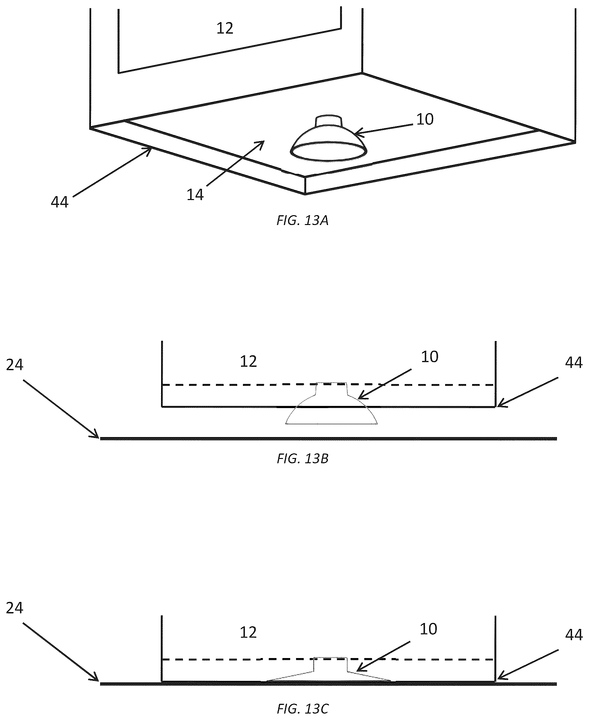 Patent US12305692 Figure 9 – Electronically-releasable suction cup assembly secured to an appliance