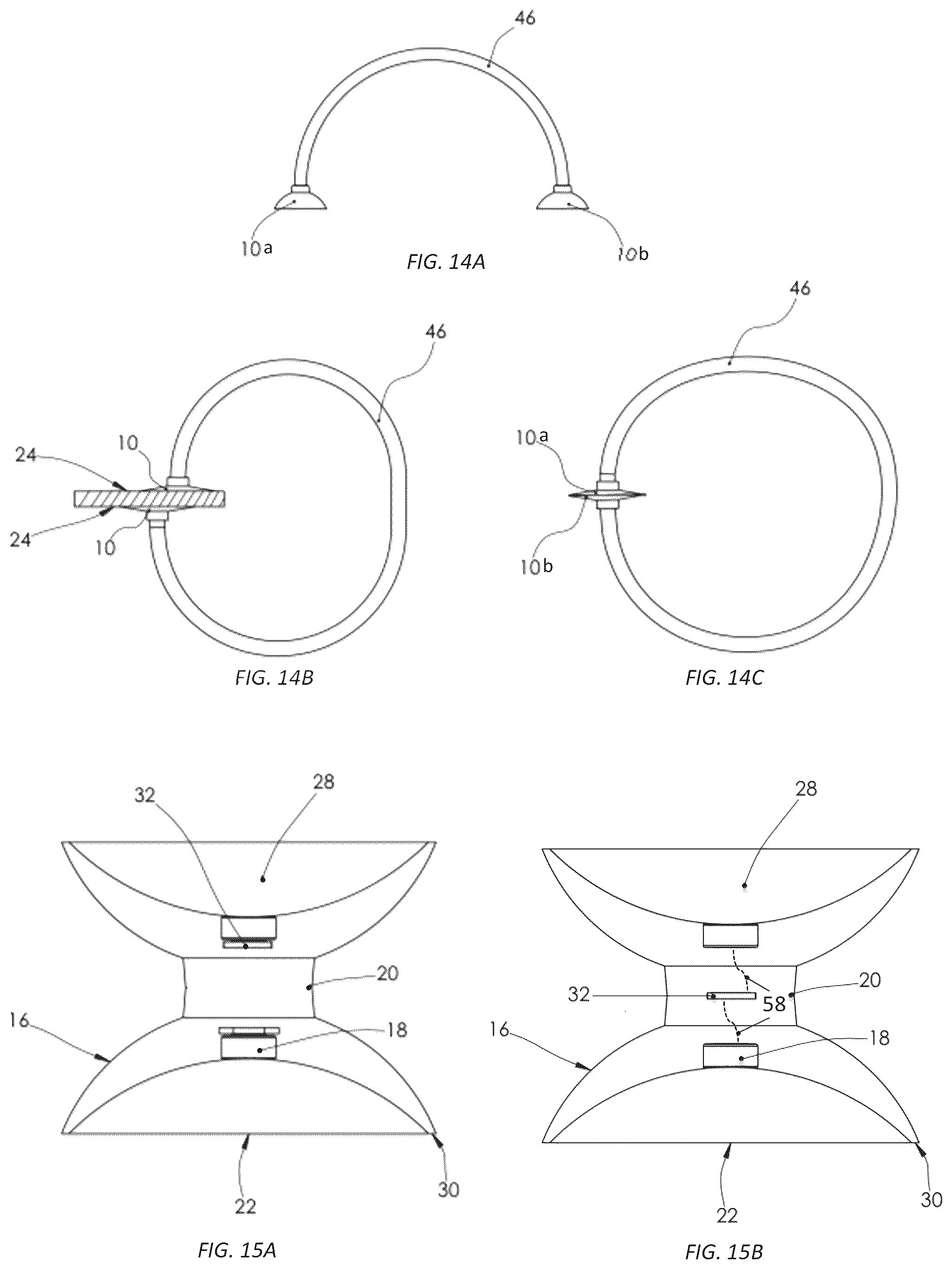 Patent US12305692 Figure 10 – Electronically-releasable suction cup assembly secured to an appliance