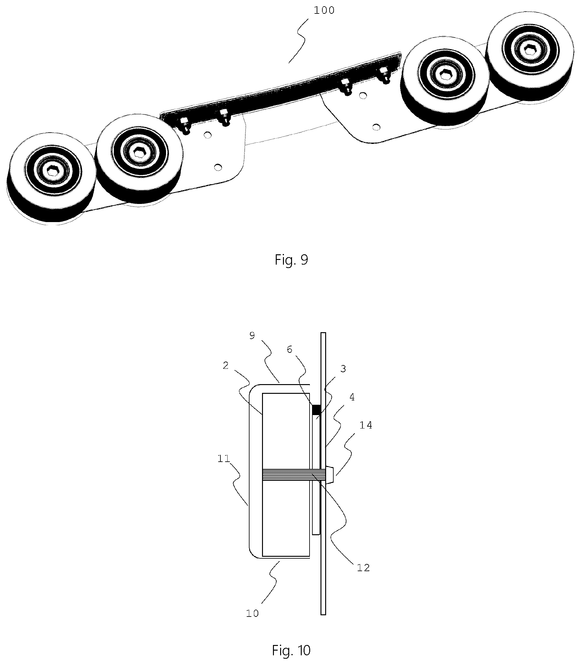 Patent US12305694 Figure 4 – Rolling element assembly for adjustment of telescopic arm