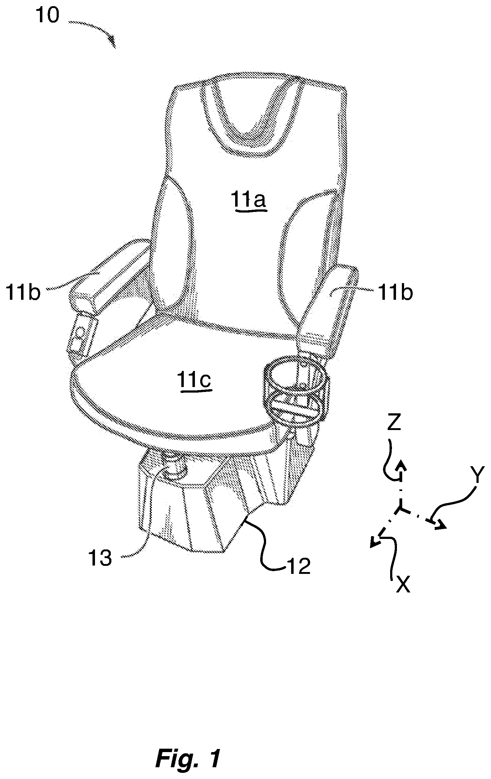 Patent US12305697 Figure 1 – Joint assembly for linear actuator of motion simulator