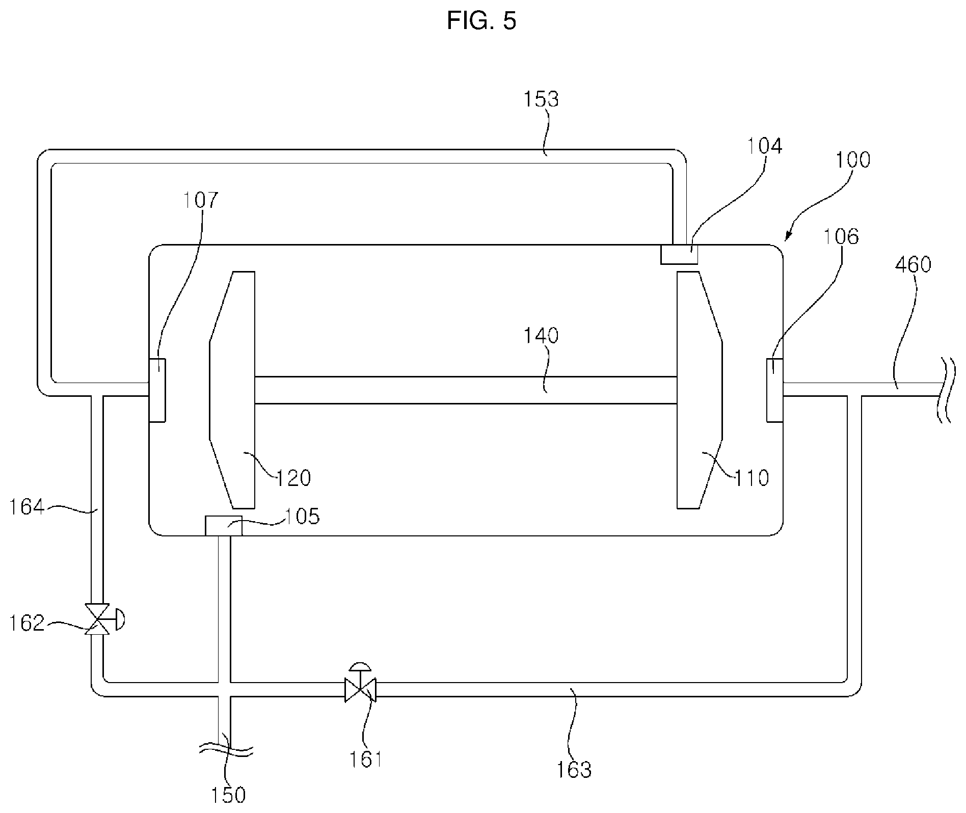 Patent US12305701 Figure 6 – Compressor and chiller system having the same