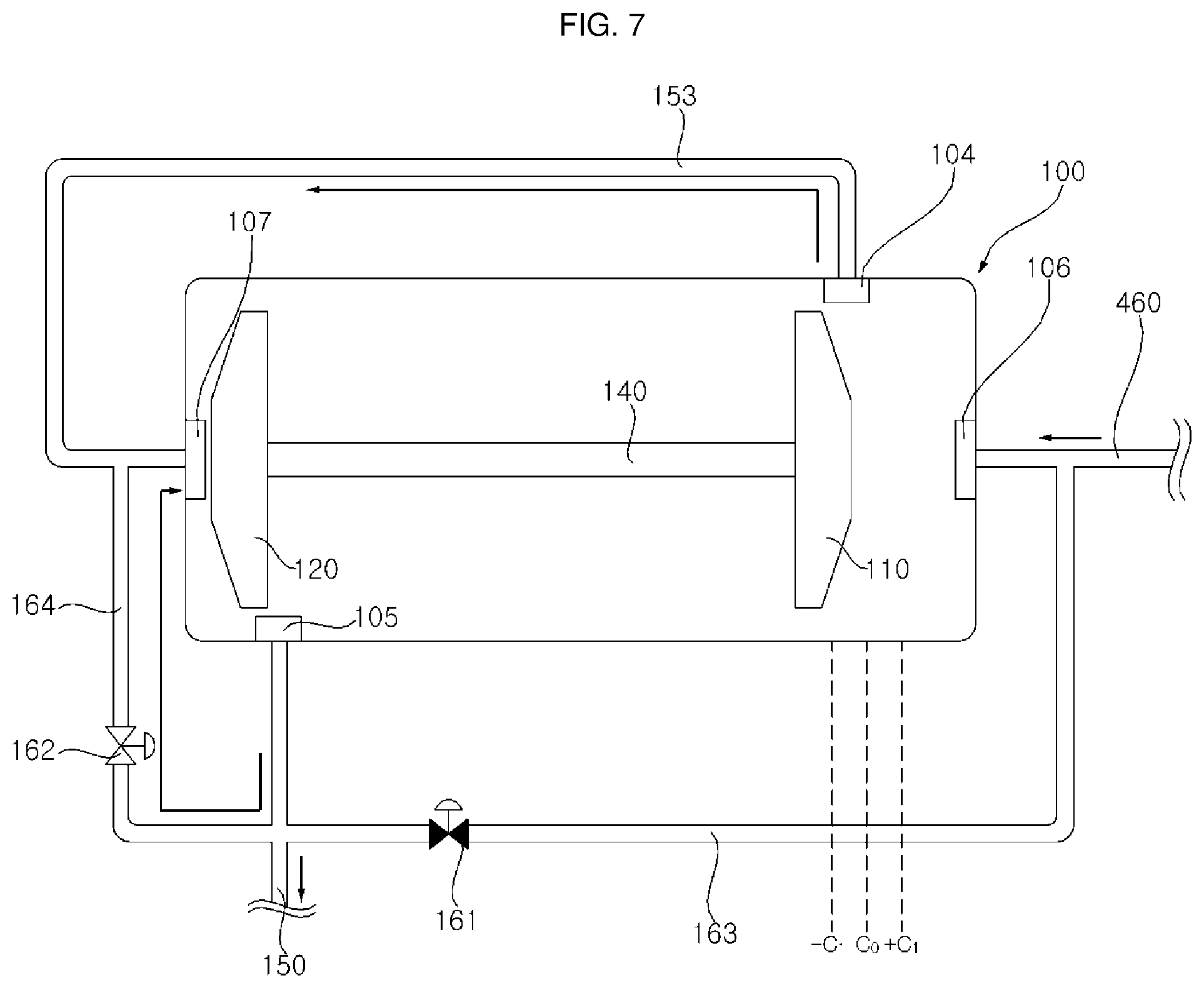 Patent US12305701 Figure 8 – Compressor and chiller system having the same