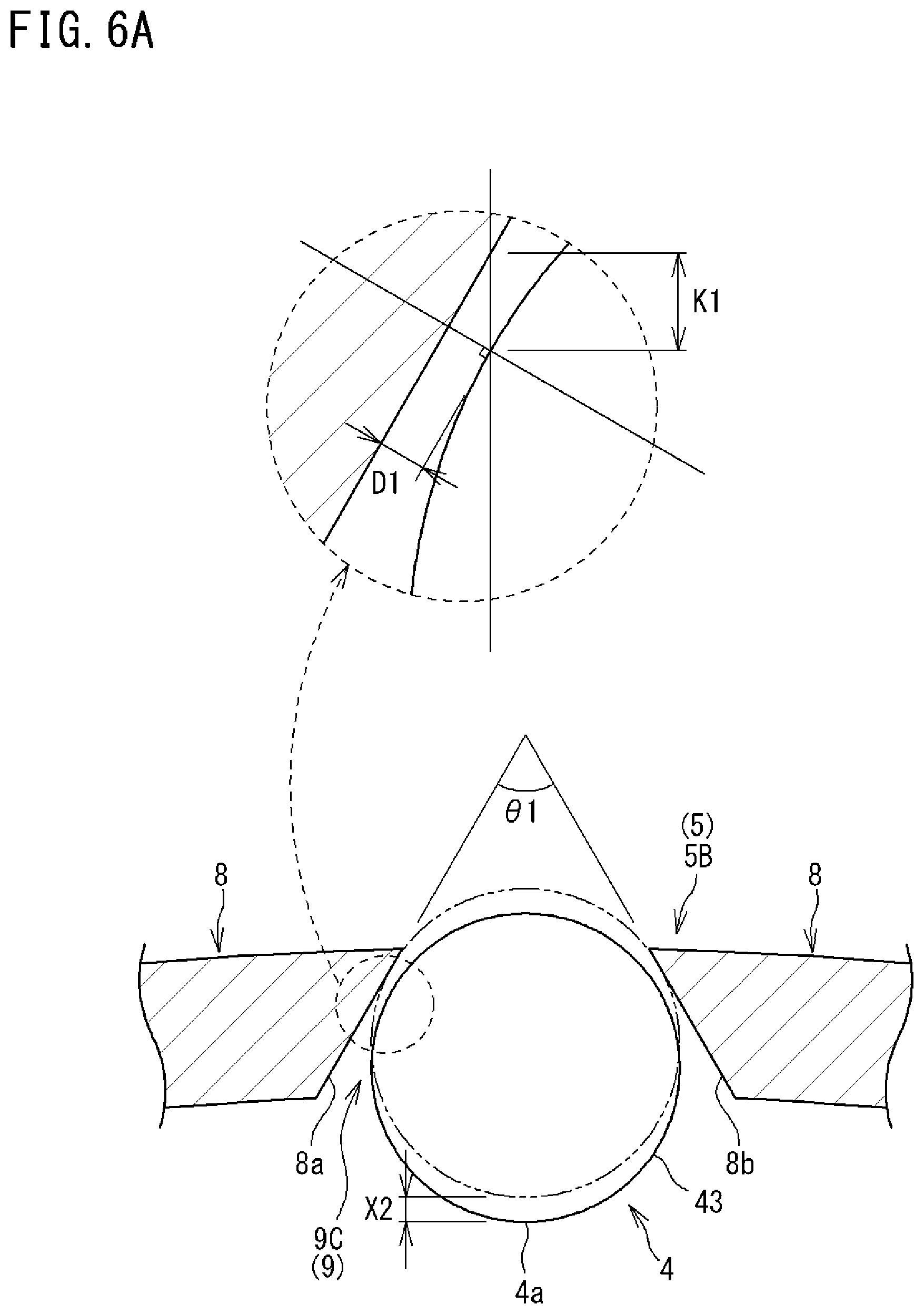 Patent US12305703 Figure 9 – Tapered roller bearing and cage