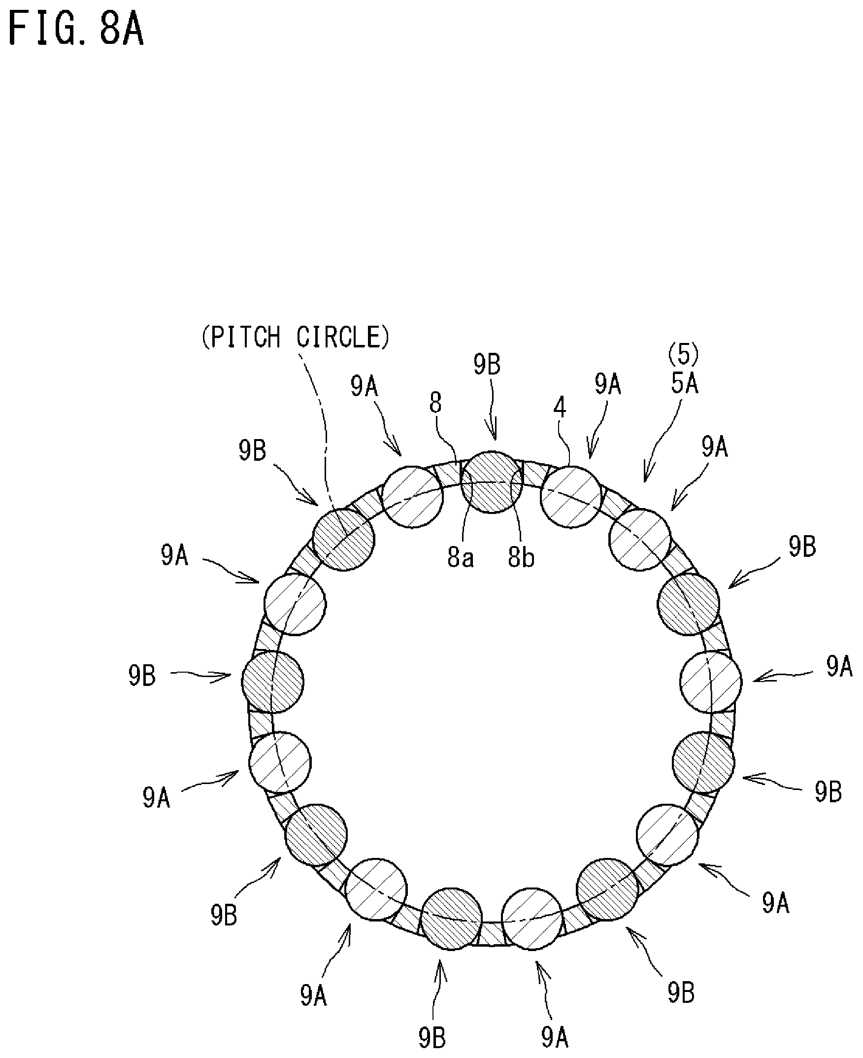 Patent US12305703 Figure 12 – Tapered roller bearing and cage