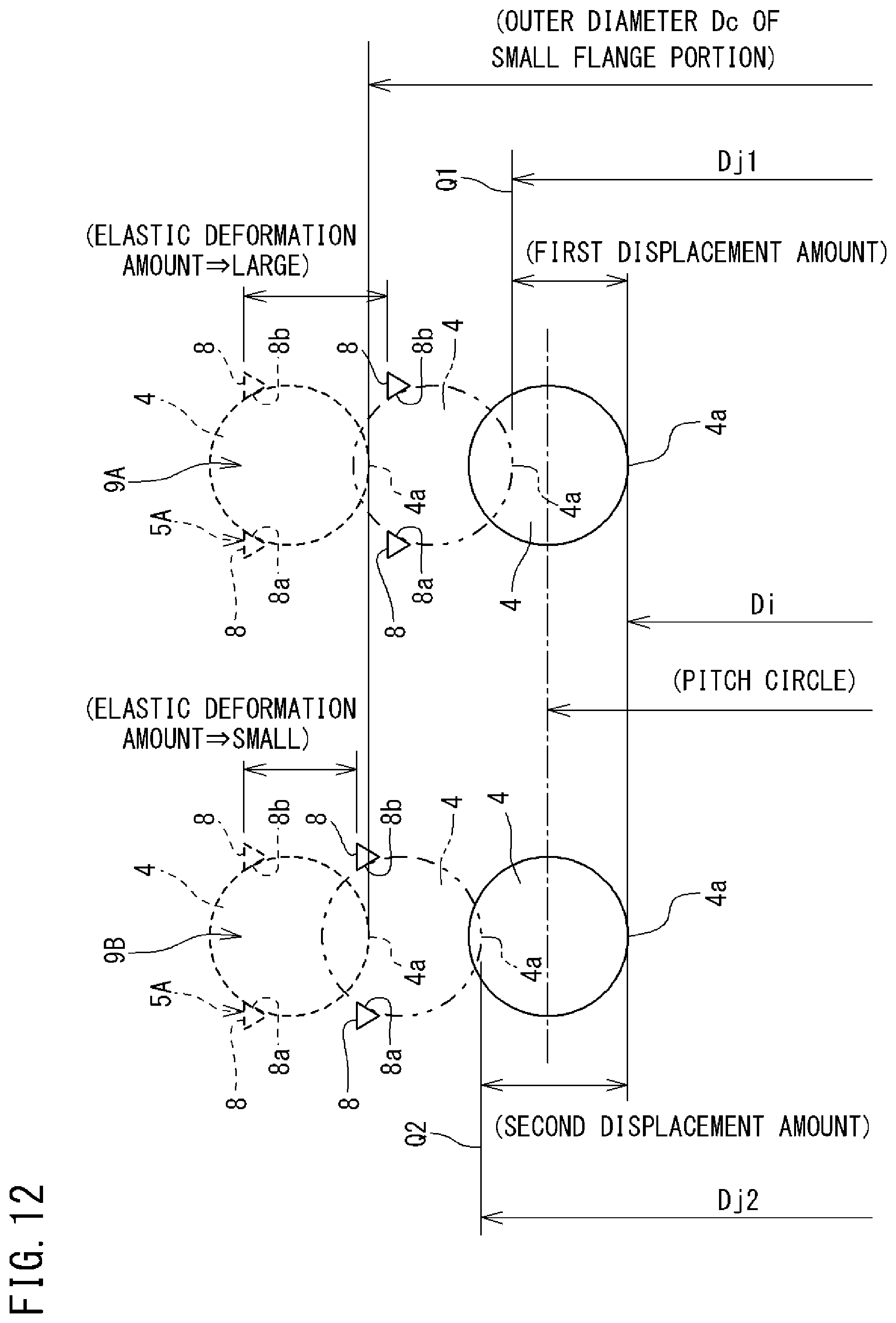 Patent US12305703 Figure 17 – Tapered roller bearing and cage