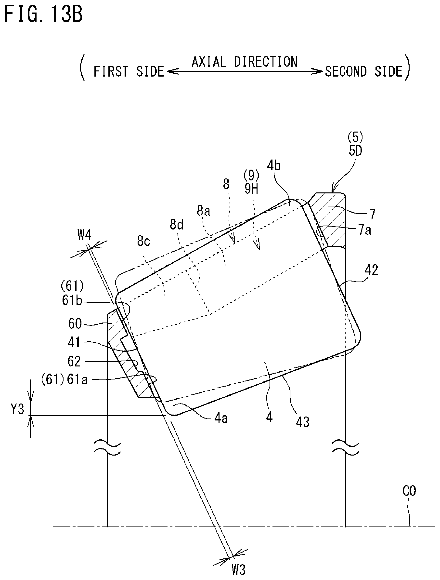 Patent US12305703 Figure 19 – Tapered roller bearing and cage