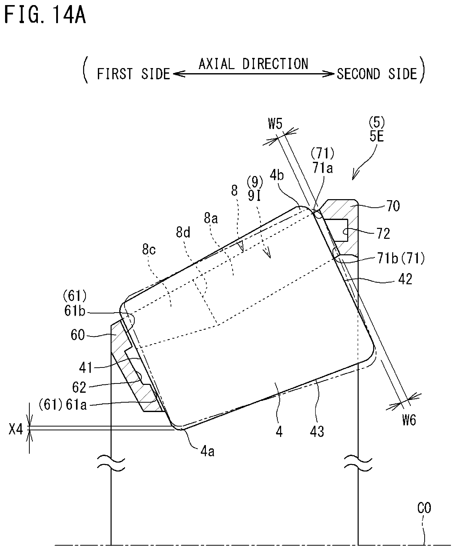 Patent US12305703 Figure 20 – Tapered roller bearing and cage