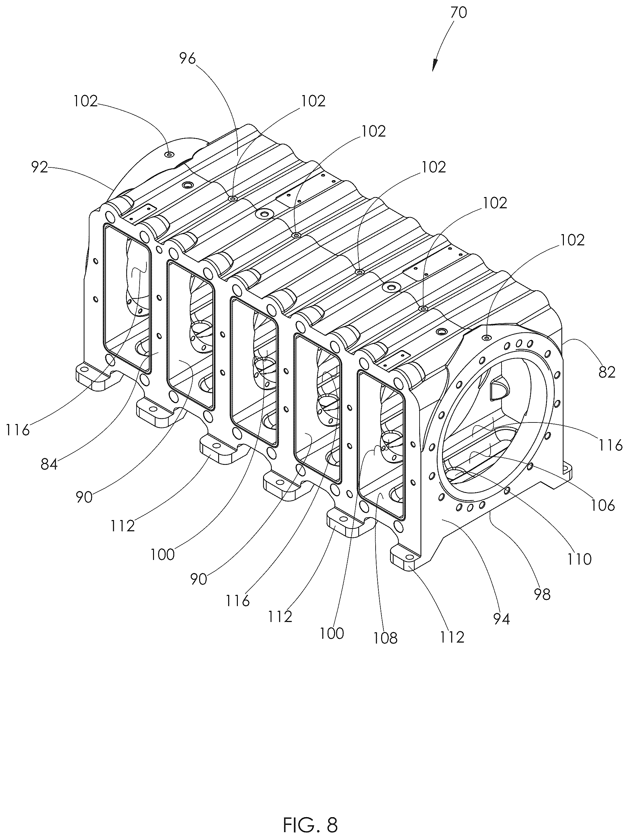 Patent US12305705 Figure 8 – Modular crankshaft