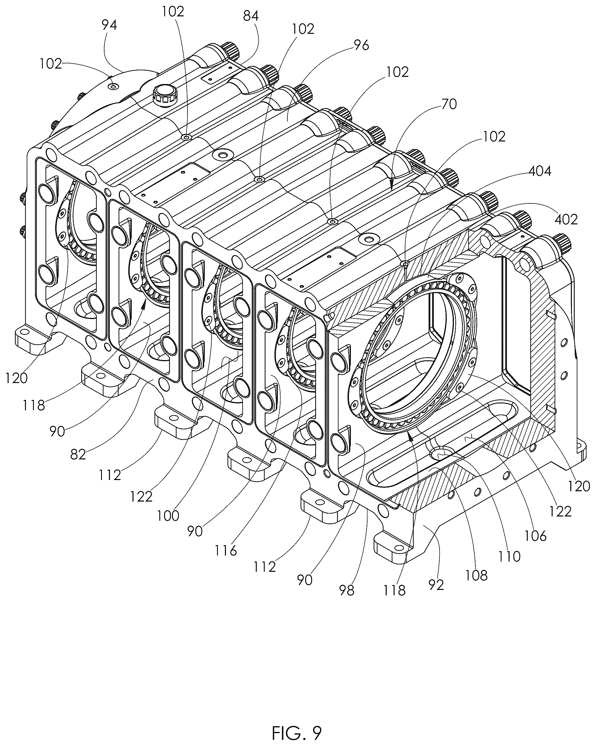 Patent US12305705 Figure 9 – Modular crankshaft
