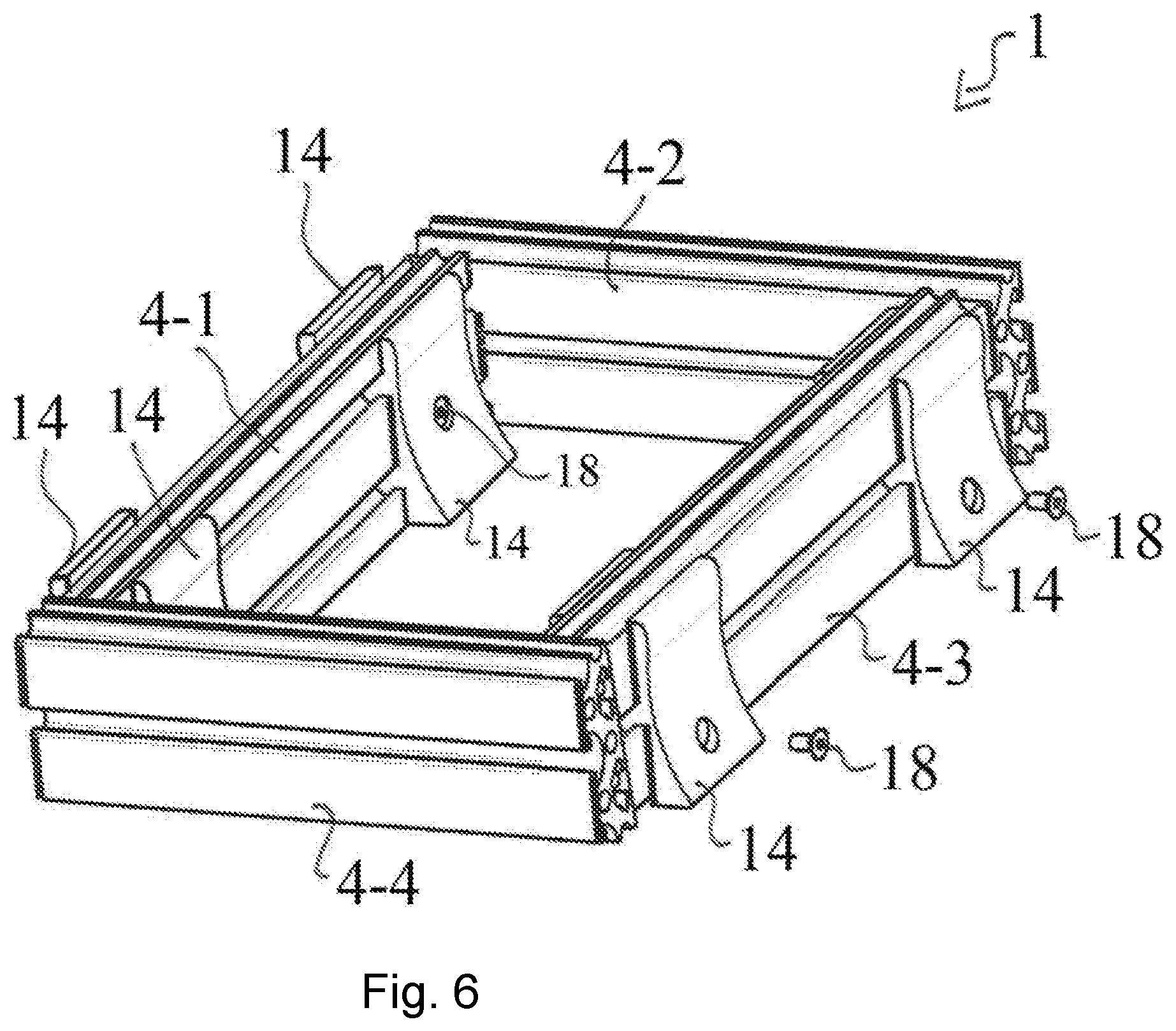 Patent US12305709 Figure 4 – Cage segment for a rolling-element bearing cage