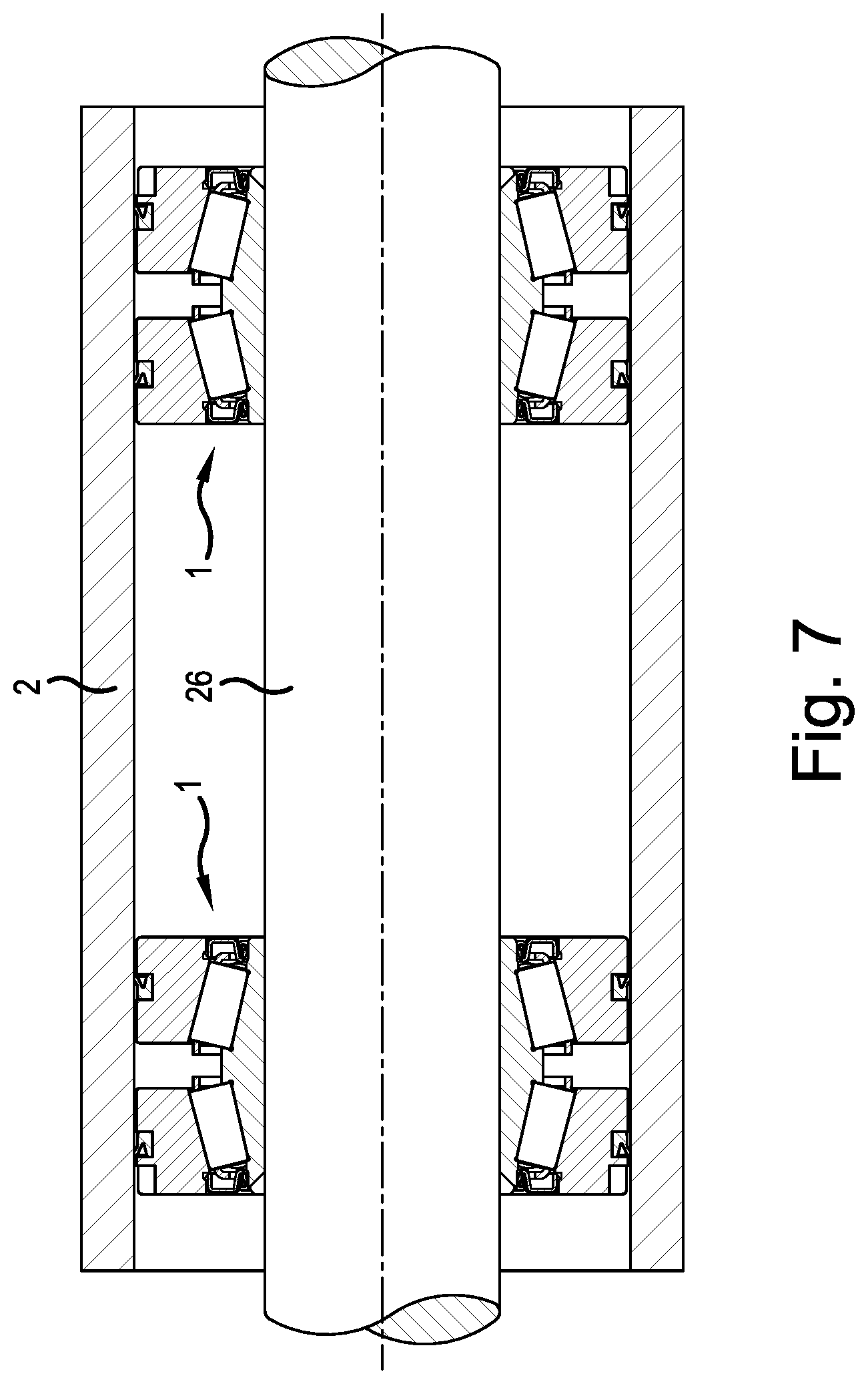 Patent US12305711 Figure 3 – Rolling-element bearing