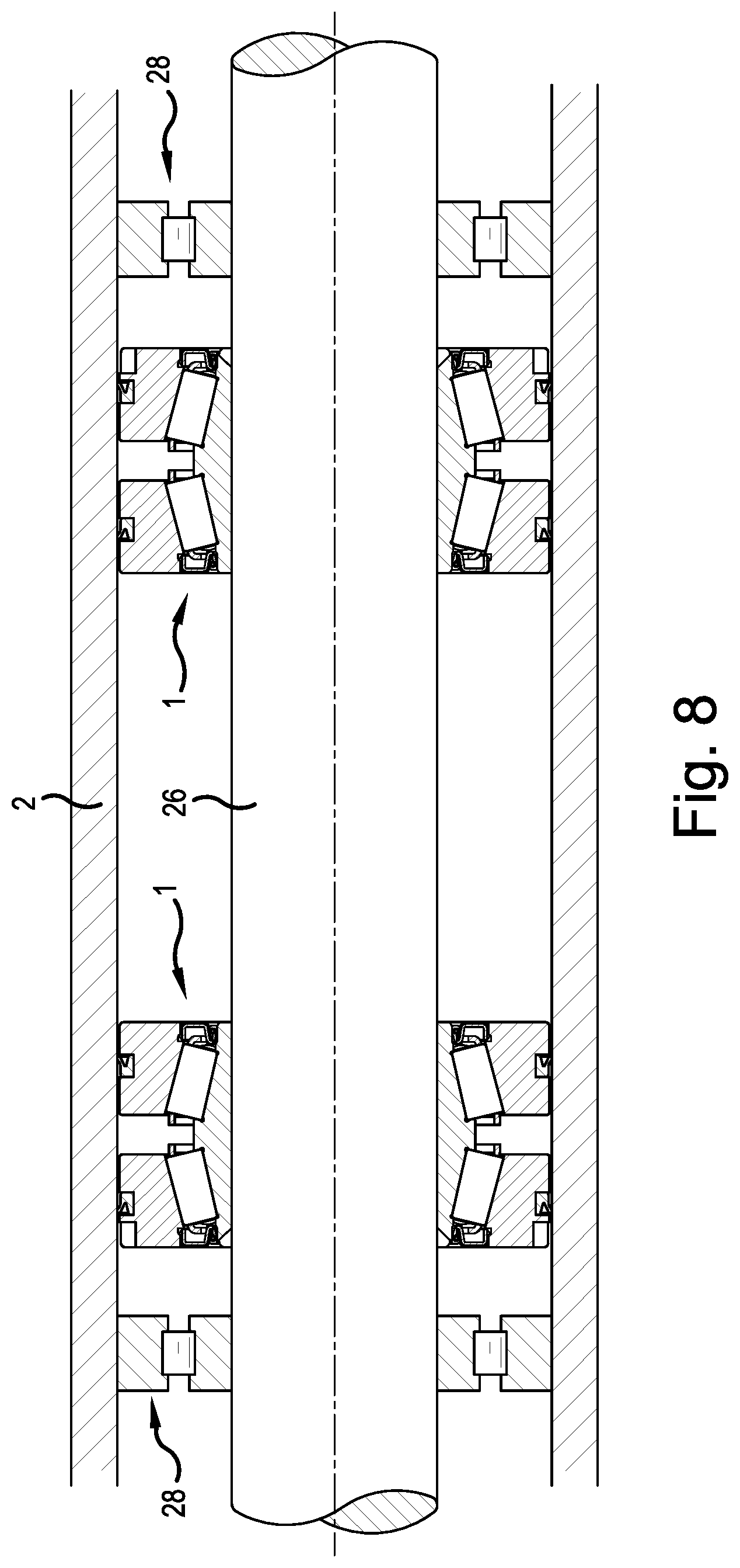 Patent US12305711 Figure 4 – Rolling-element bearing