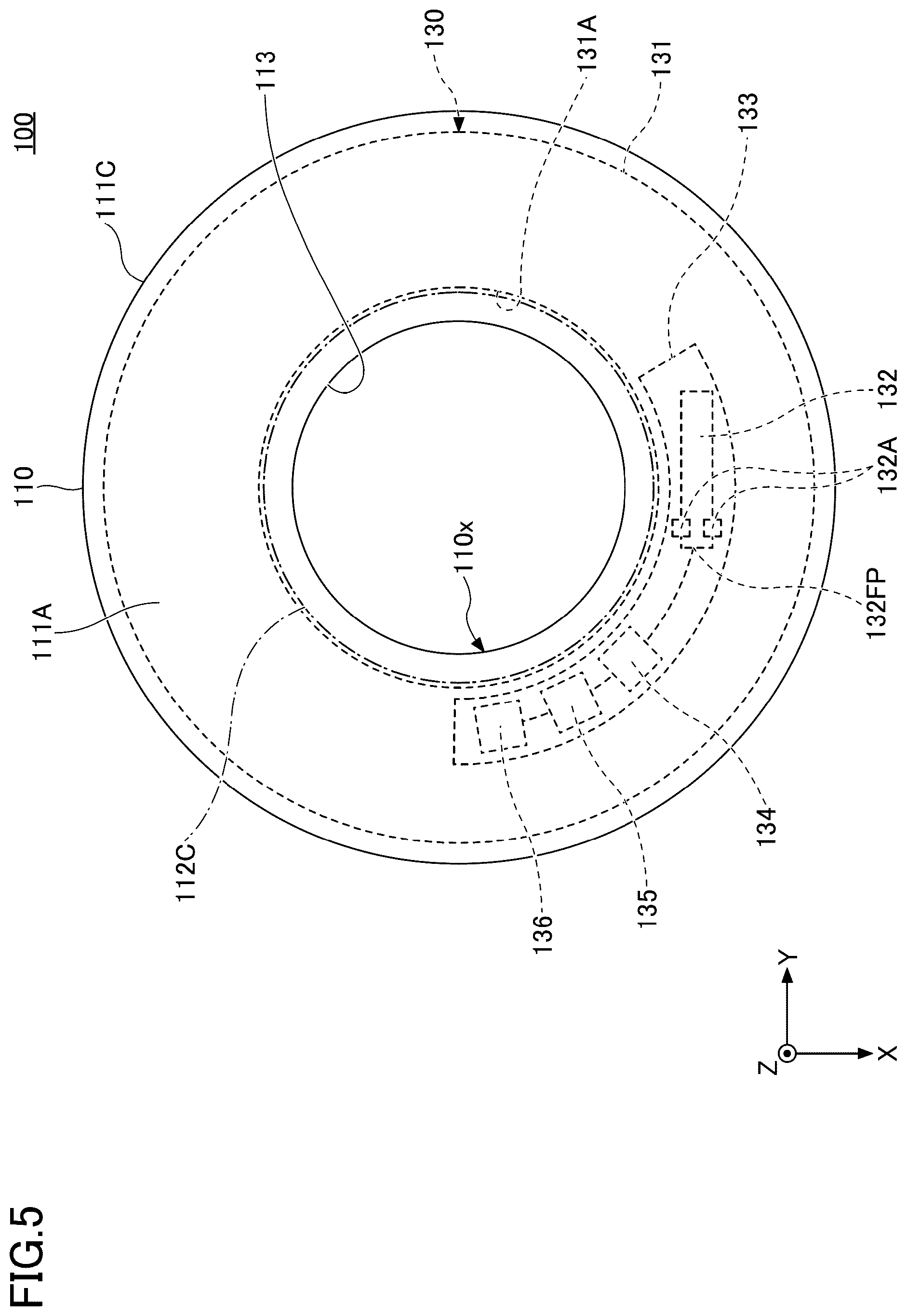 Patent US12305713 Figure 5 – Sensor module