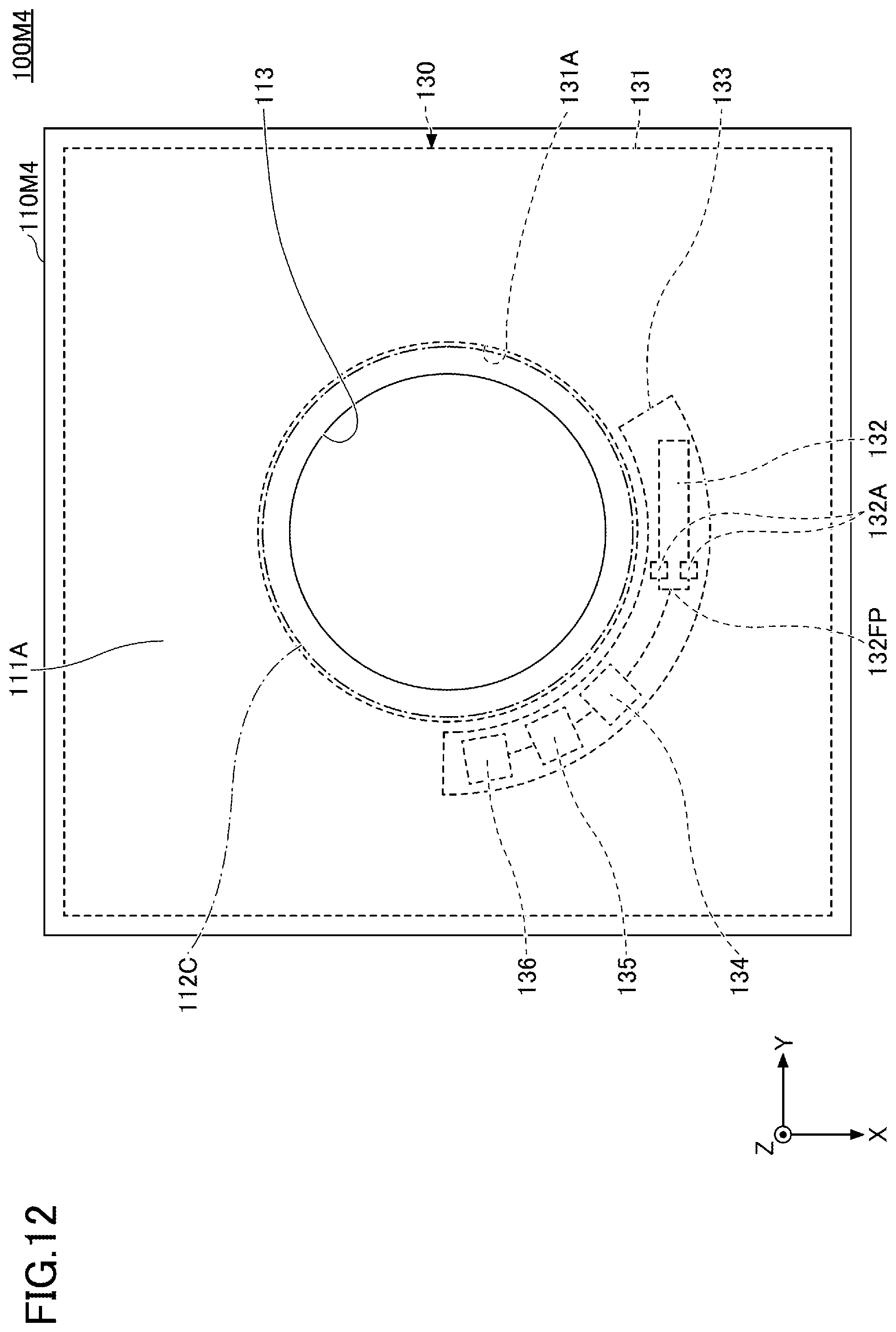 Patent US12305713 Figure 12 – Sensor module