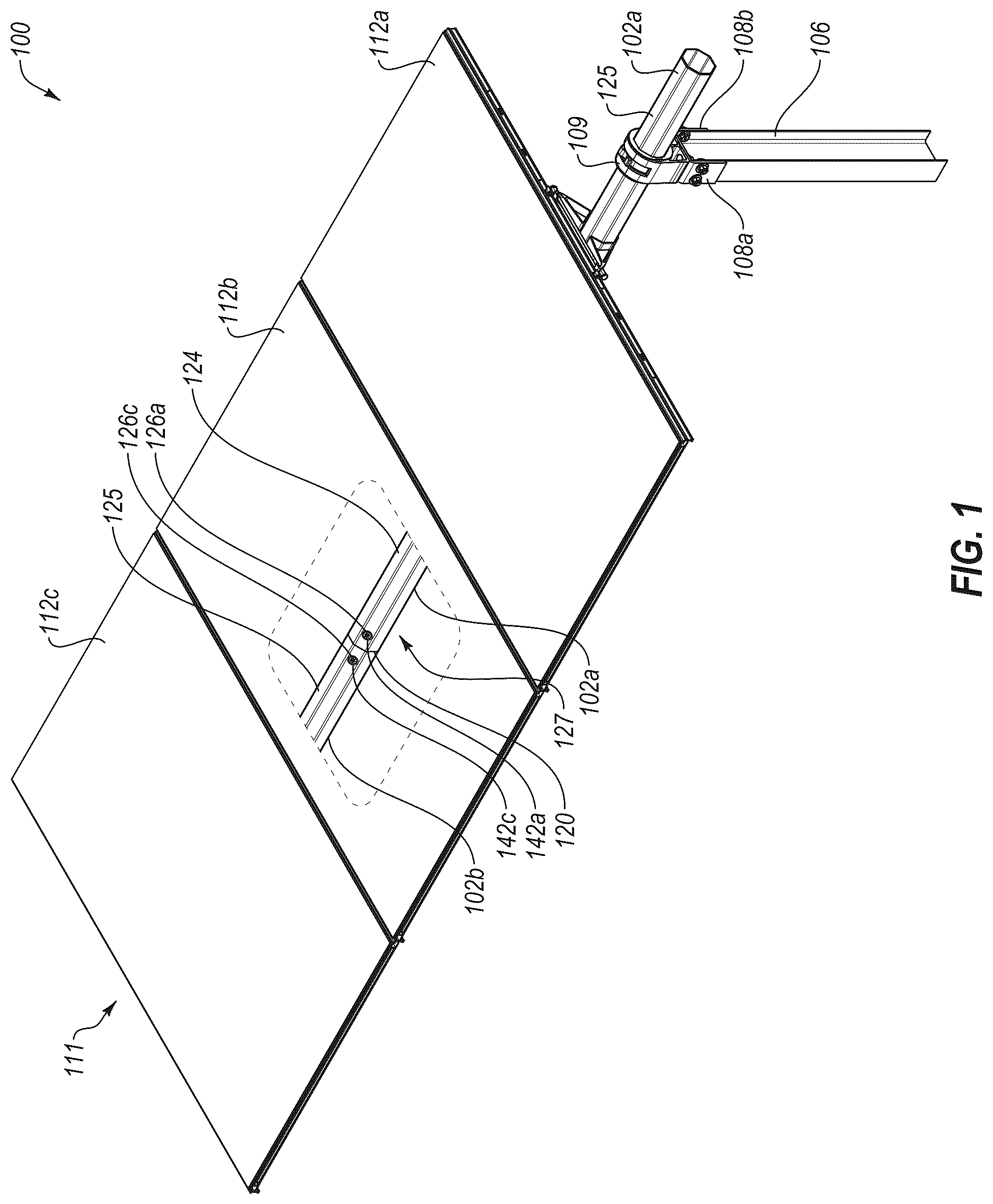 Patent US12305714 — Torque tube coupler — Figure 1