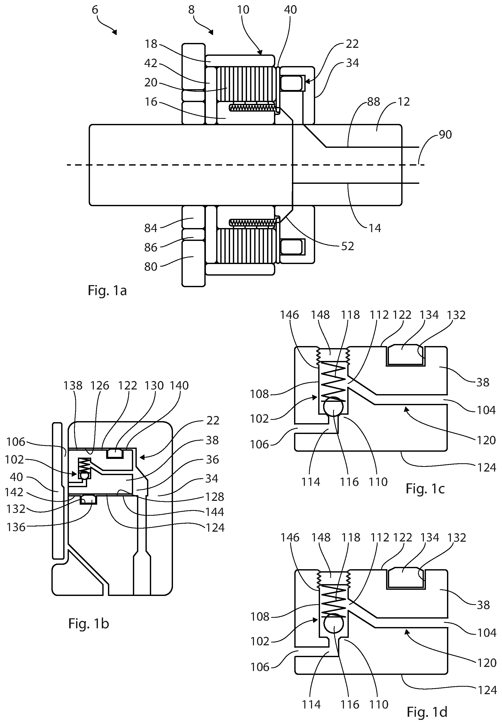 Patent US12305715 — Wet clutch valve arrangement — Figure 1