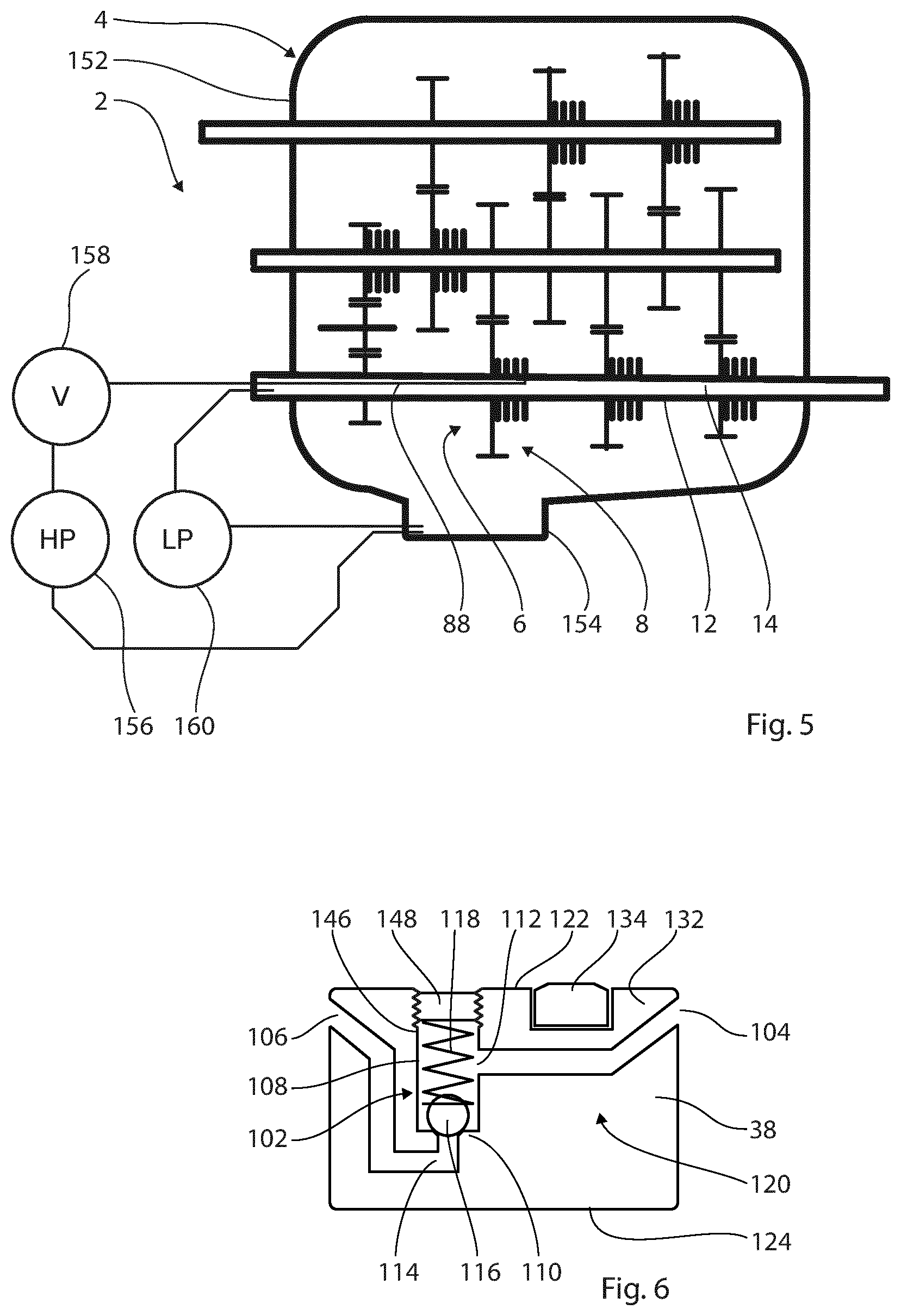 Patent US12305715 Figure 5 – Wet clutch valve arrangement