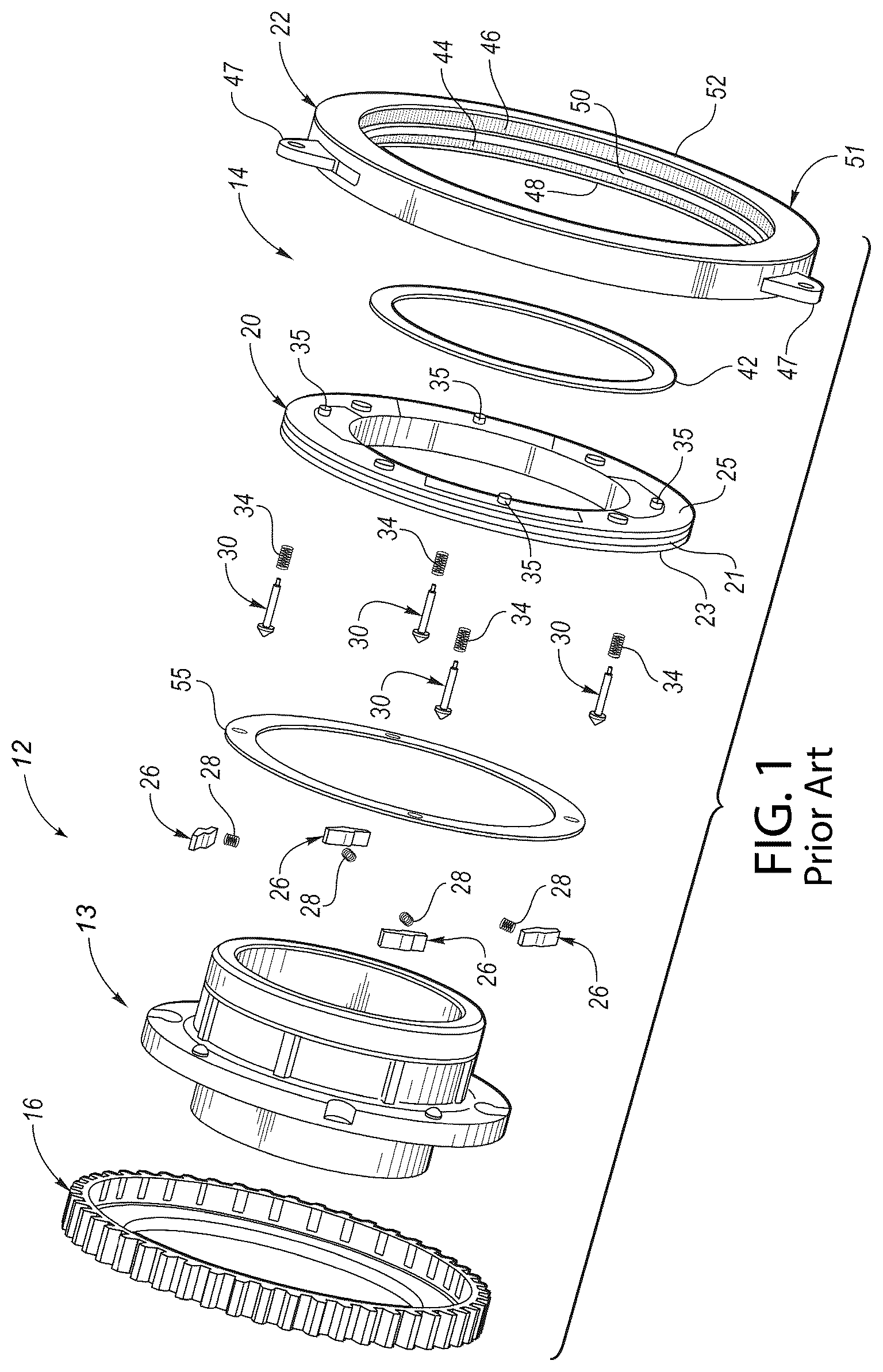 Patent US12305716 Figure 1 – Actuation mechanism