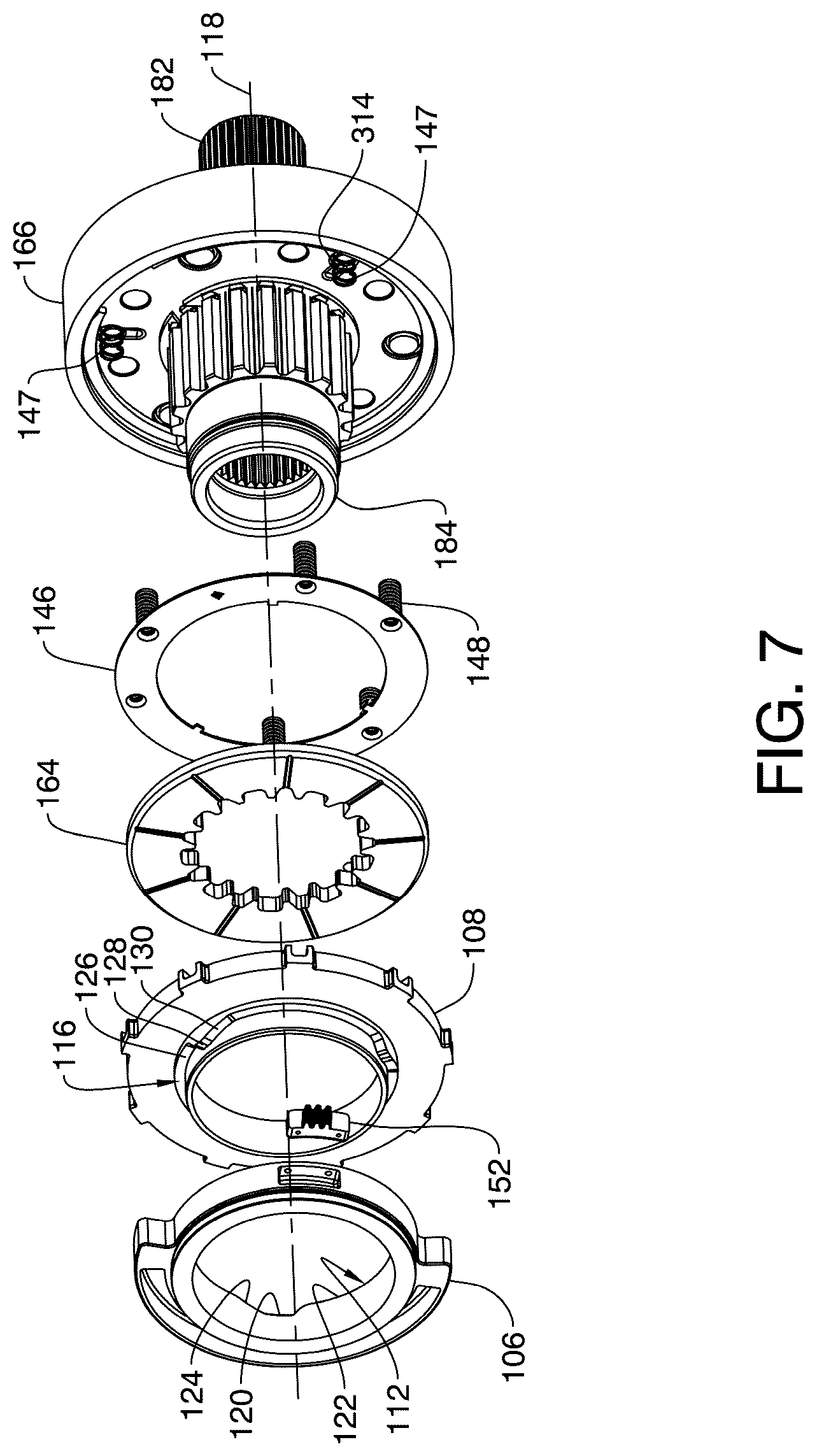 Patent US12305716 Figure 5 – Actuation mechanism
