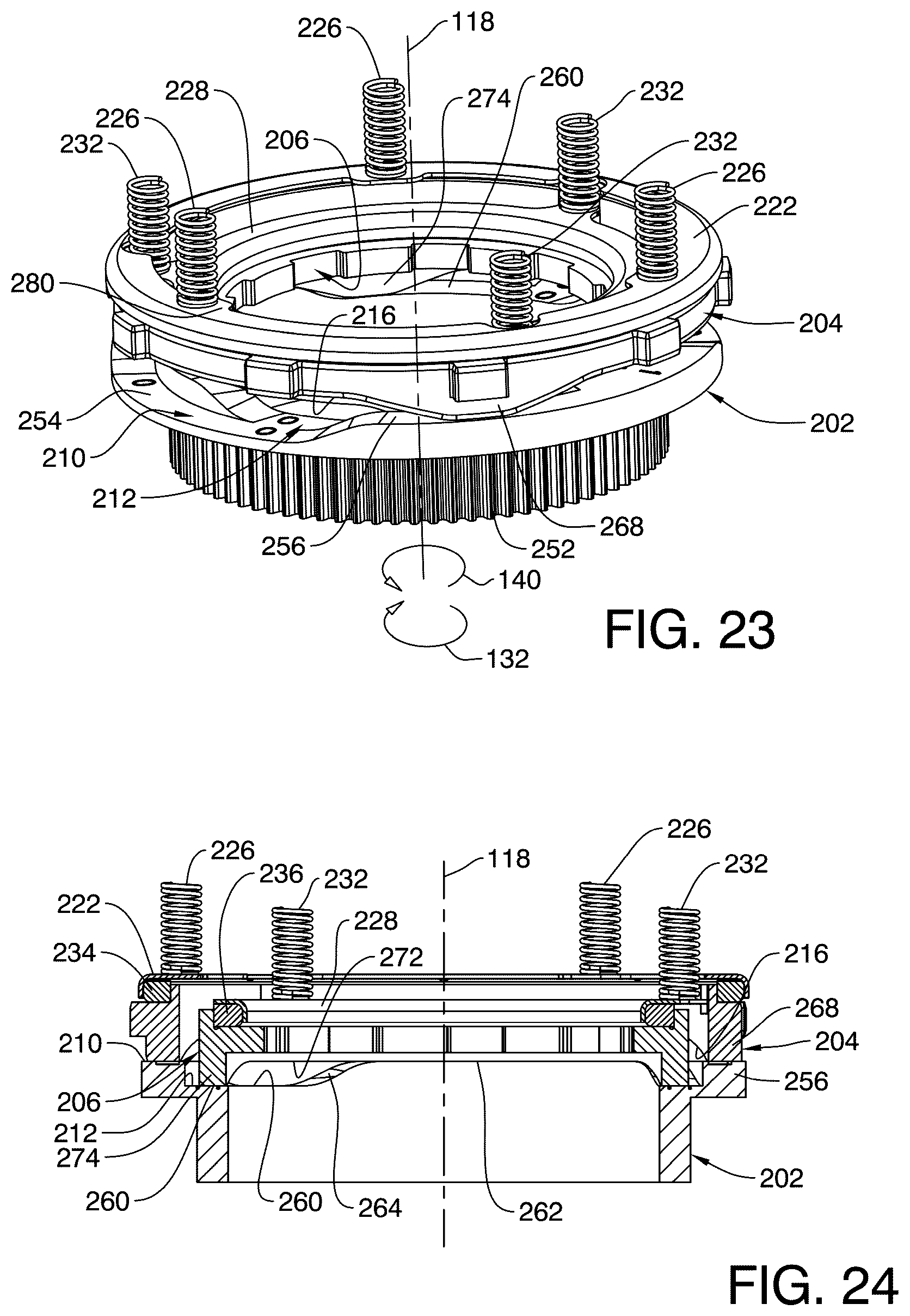 Patent US12305716 Figure 19 – Actuation mechanism