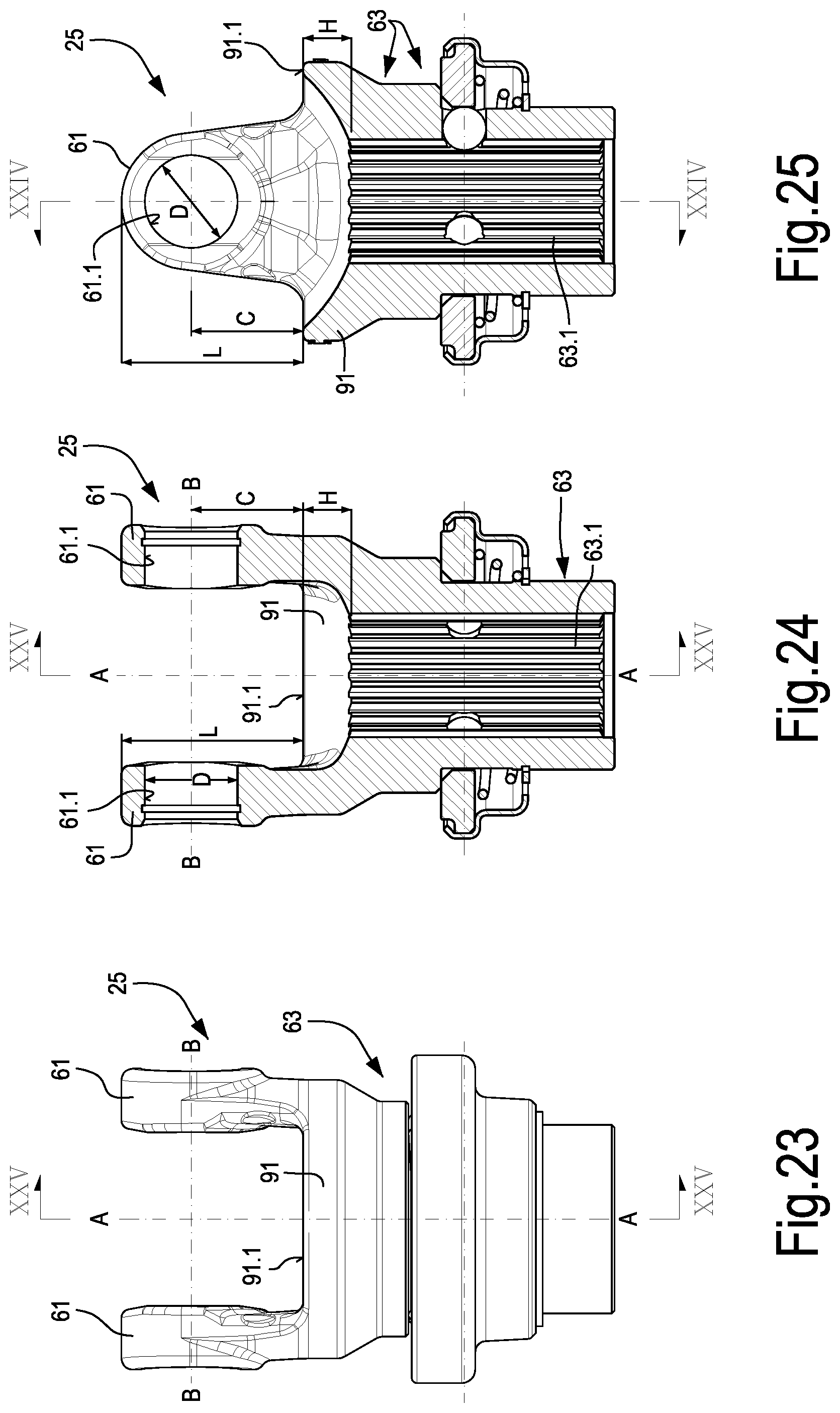 Patent US12305718 Figure 14 – Universal joint with improved stiffness