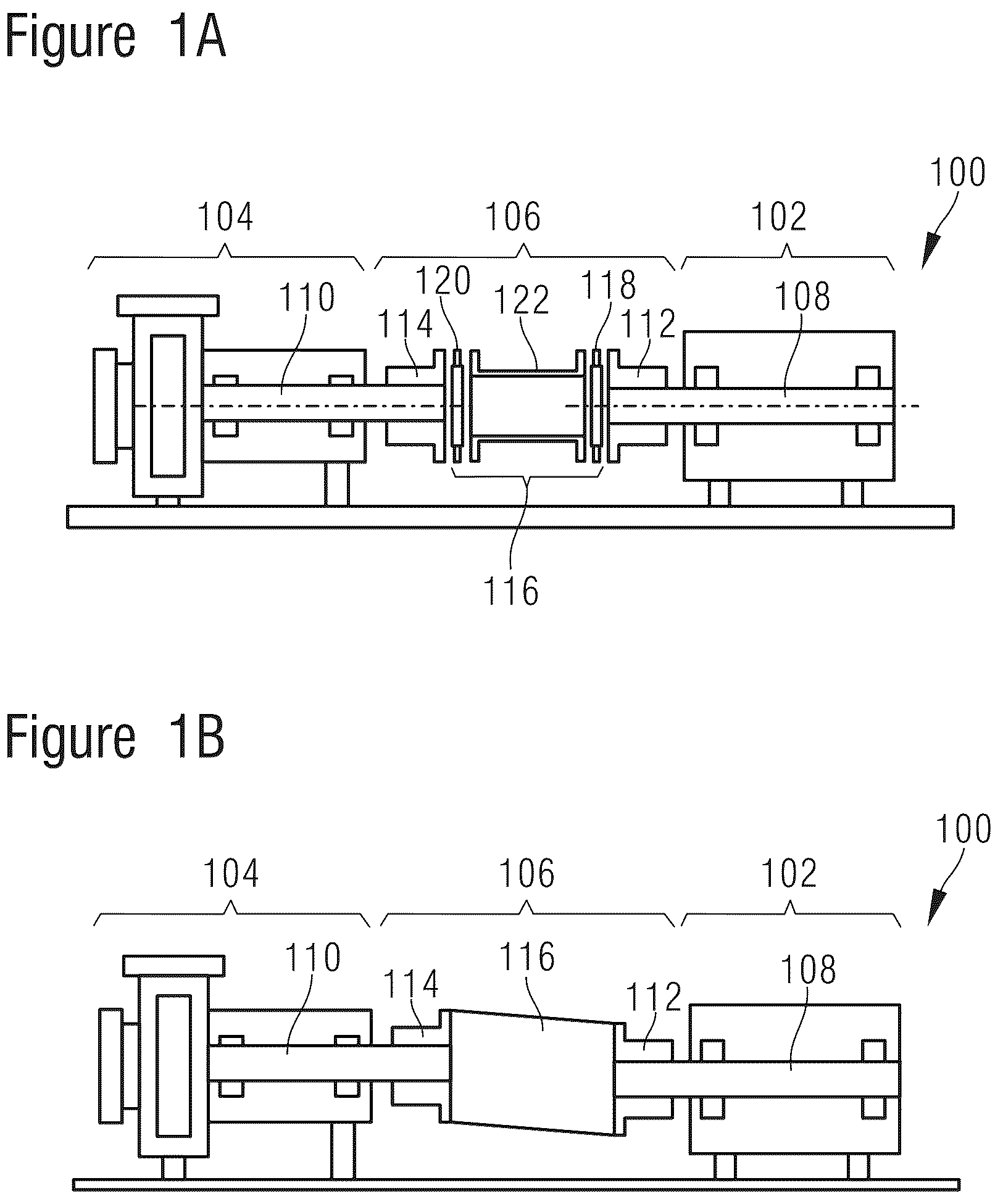 Patent US12305720 Figure 1 – Coupling members that join first and second rotary members