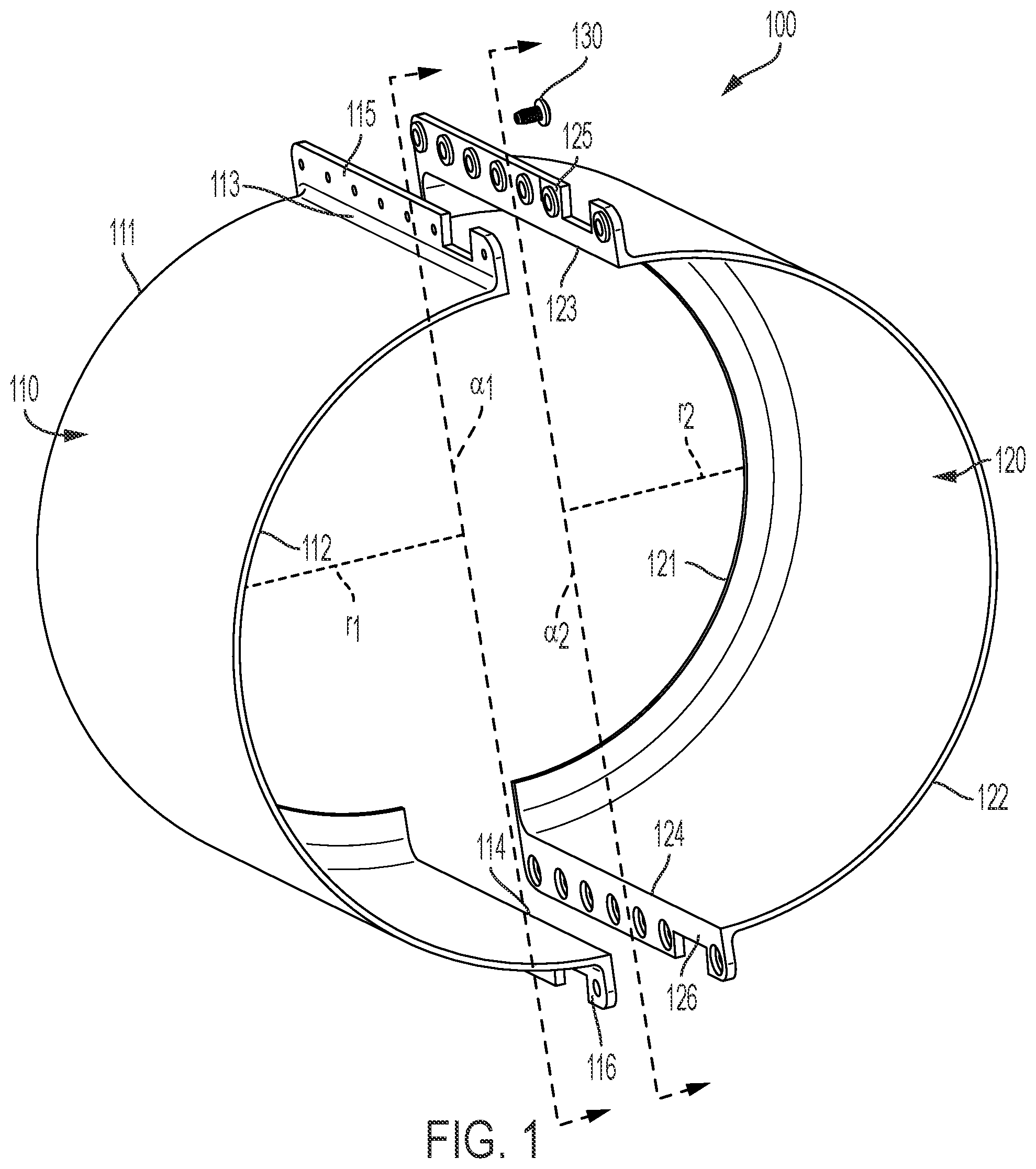 Patent US12305721 Figure 1 – Cover for a universal joint of a driveshaft